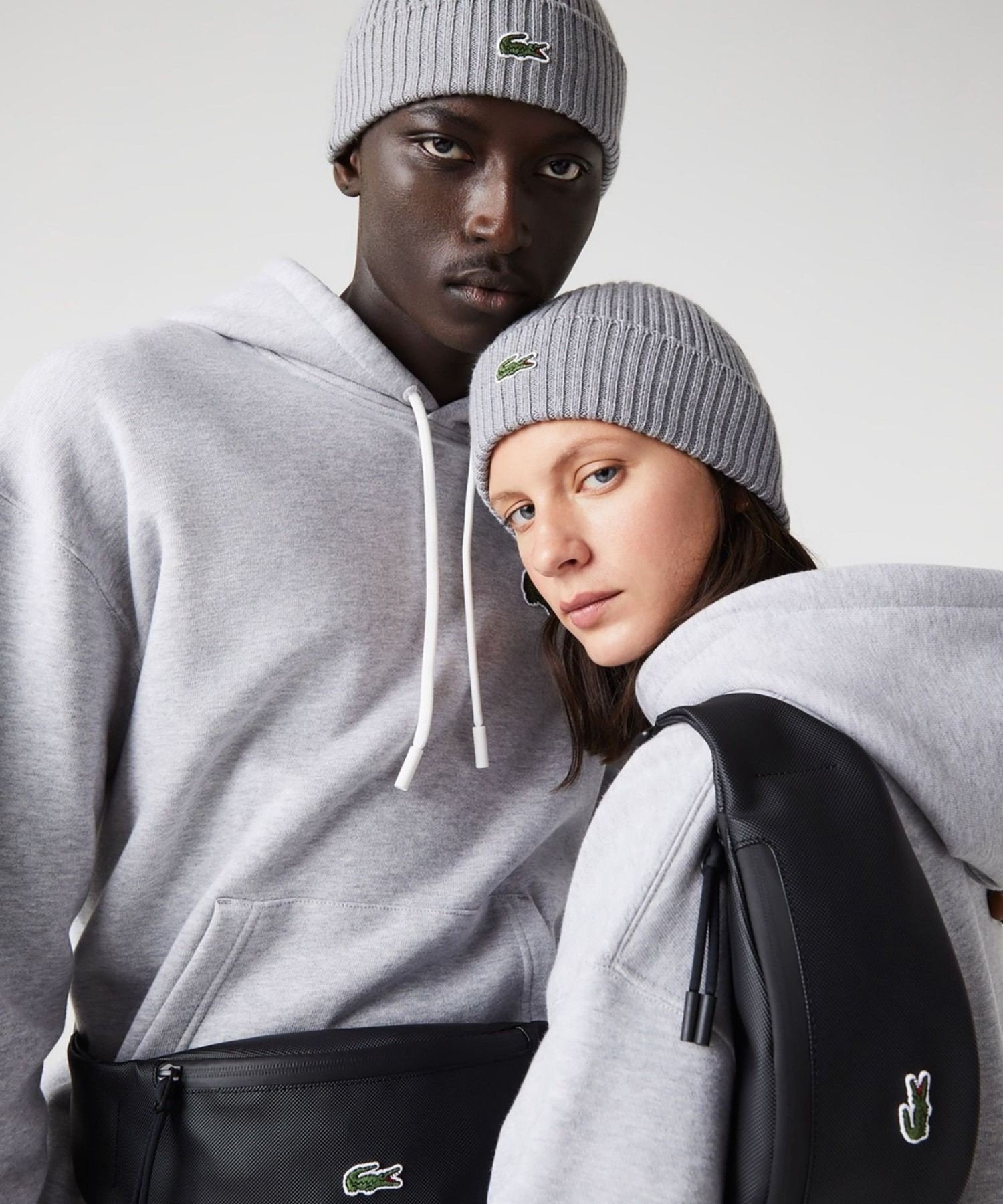 未使用 LACOSTE ラコステ ウエストバッグ クロスボディ PVC ブラック LACOSTE - □新品□未使用□ LACOSTE ラコステ PVC ボディバッグ