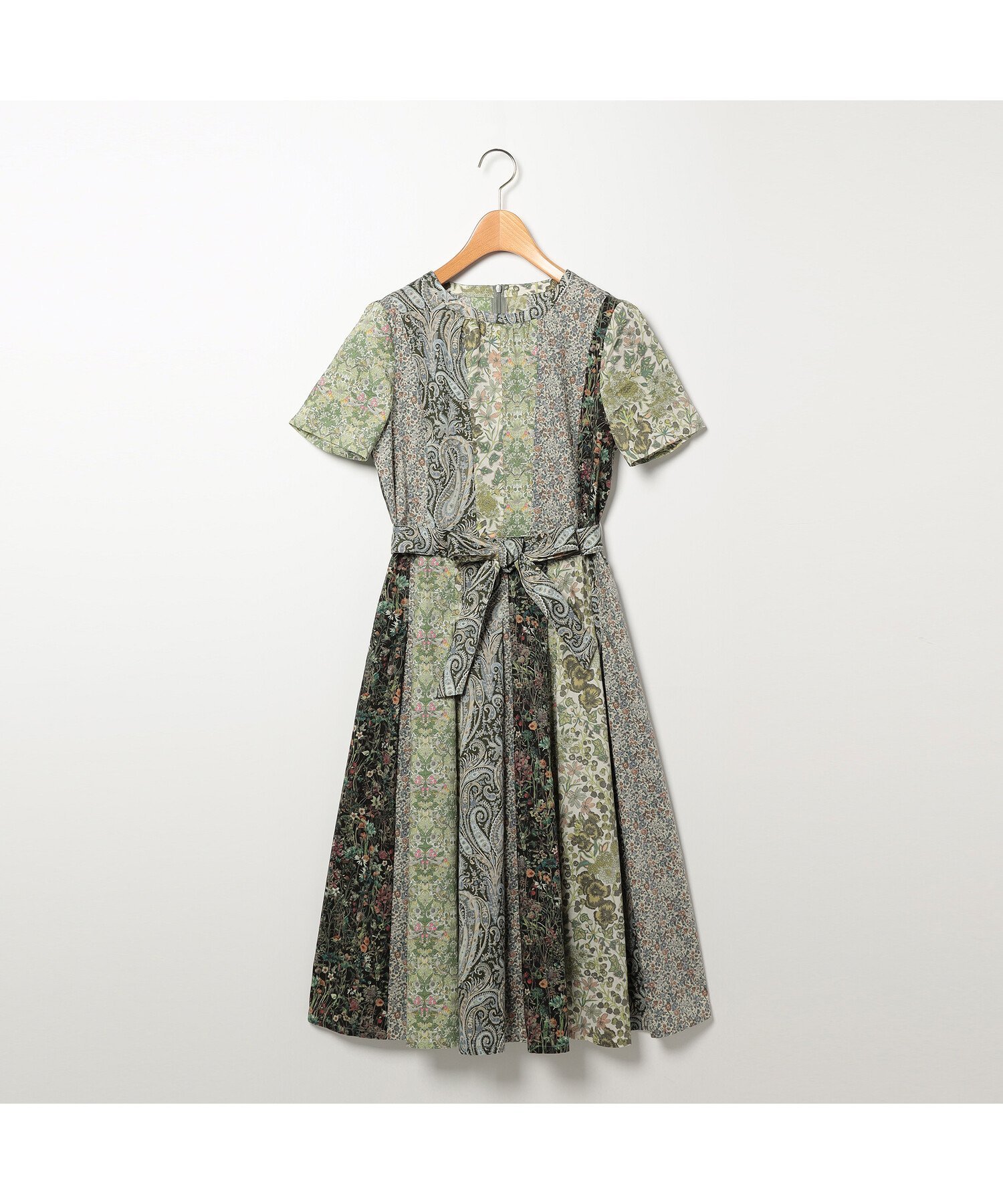 SCAPA リバティ　ワンピース 楽天市場】リバティプリントパッチワークワンピース／スキャパ