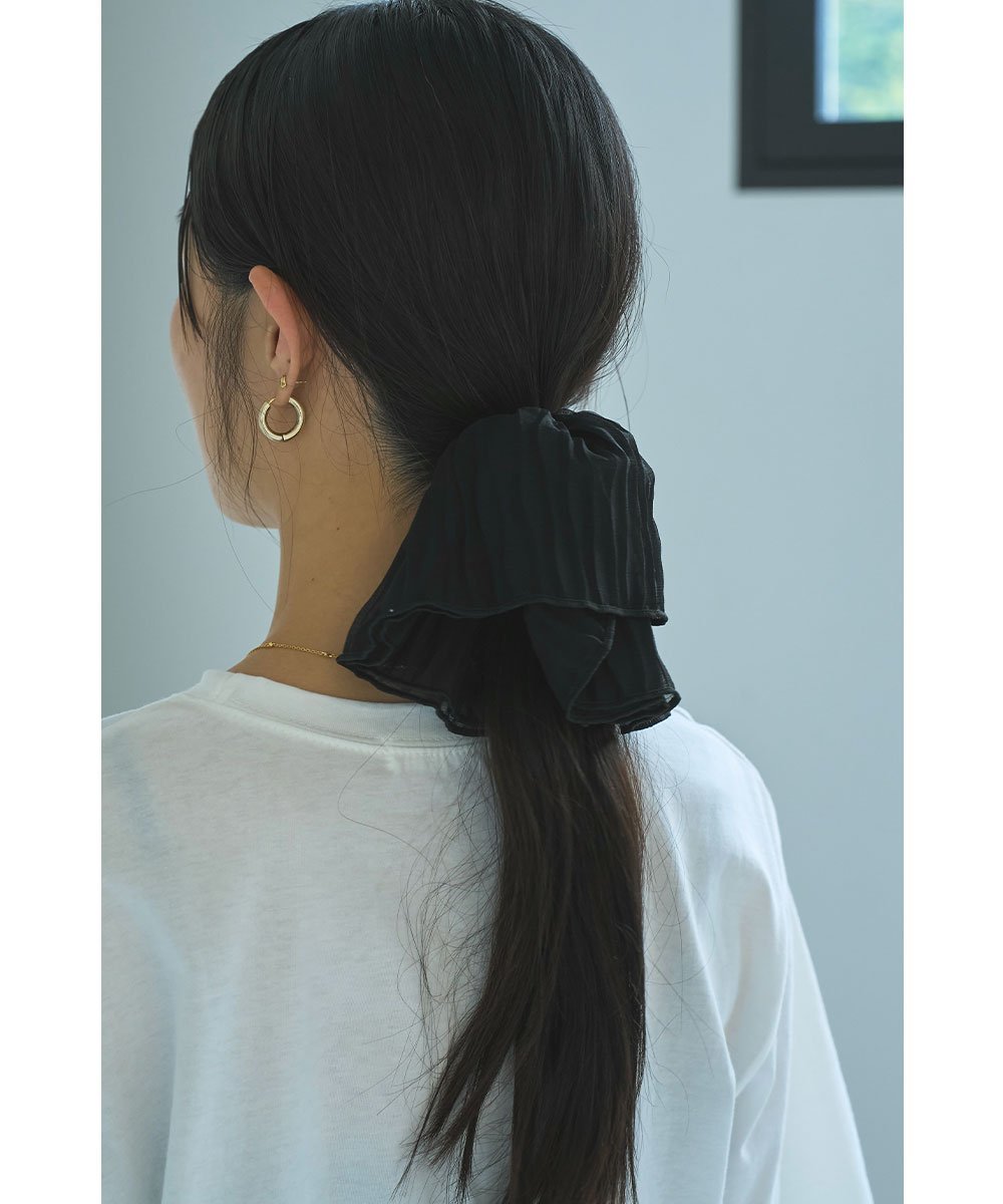 PATOU 黒シュシュ 楽天市場】パトゥ Patou シュシュ ヘアゴム ブラック レディース