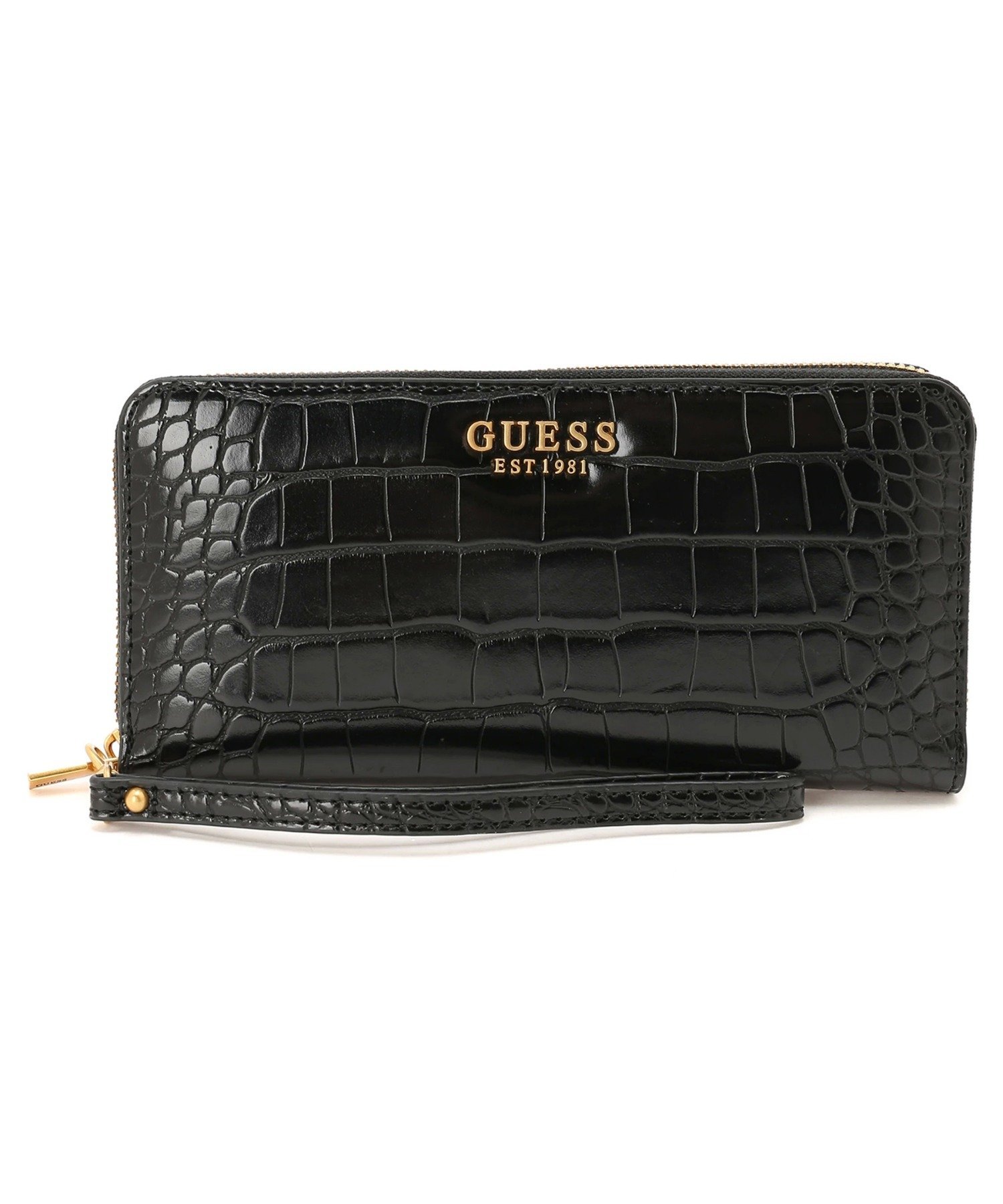【国内発】ゲス キルティング Q8748599 長財布 GUESS ゲス 財布 長財布 Q8748599 ブラック キルティング ラージ