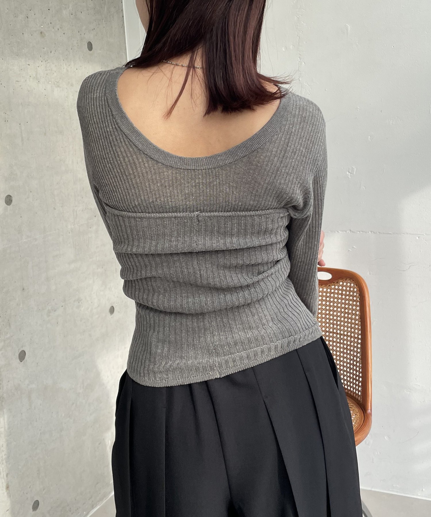 SALE／30%OFF】CAPRICIEUX LE'MAGE WAVEビスチェSETニット