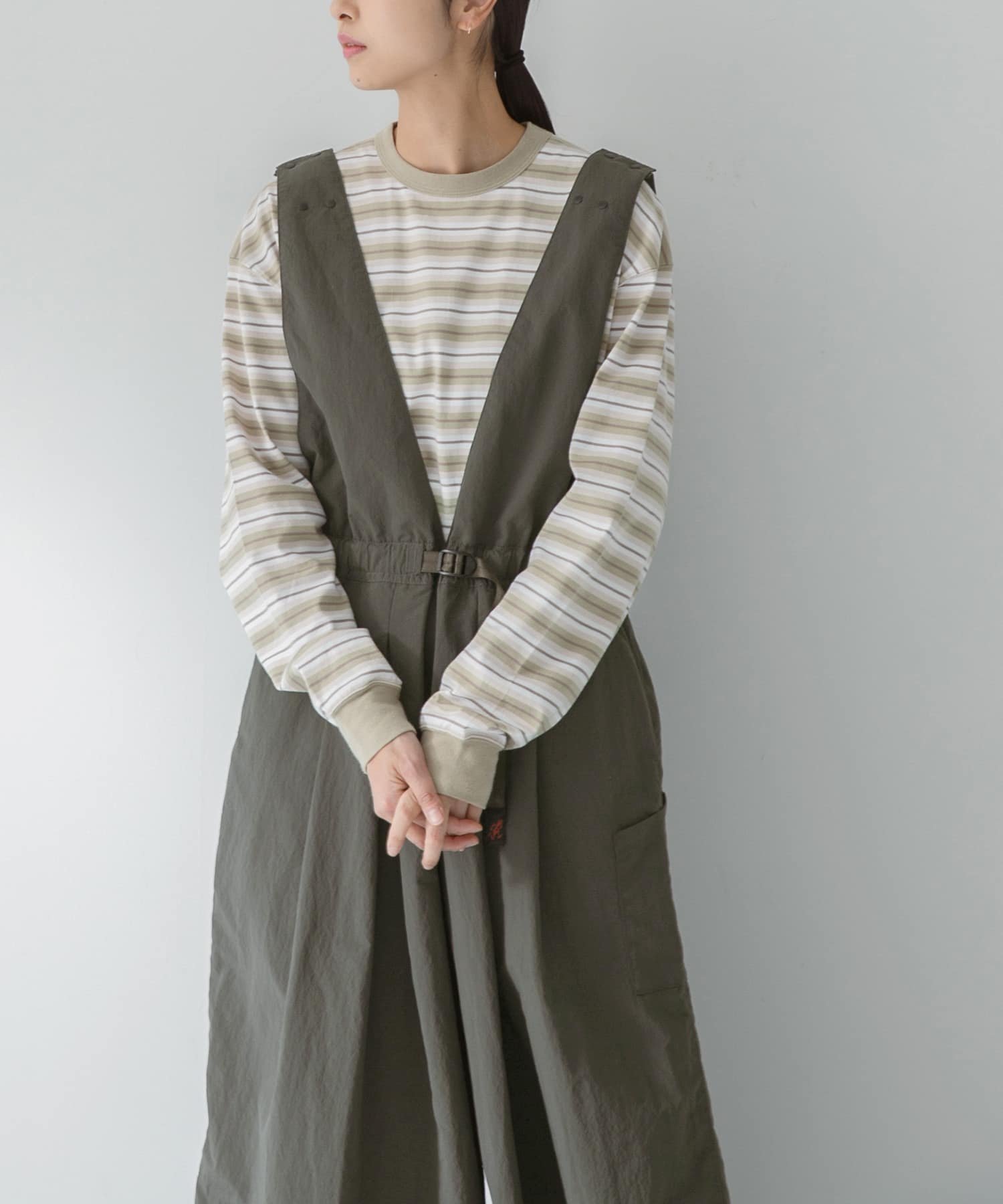 EKAL 『別注』GRAMICCI アクティブナイロンサロペット アーバン