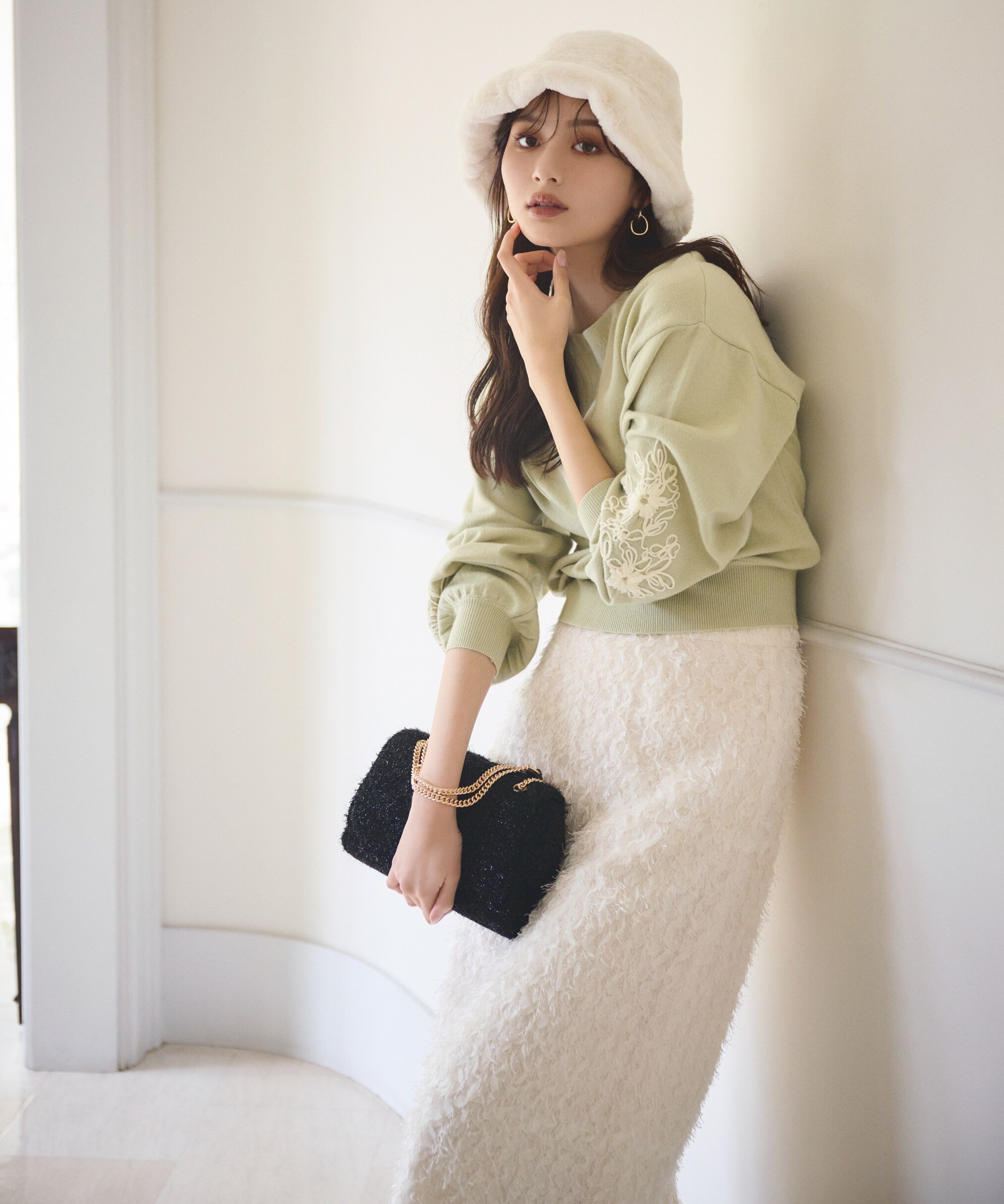PROPORTION BODY DRESSING - 短丈ケーブルニット / グレー PROPORTION BODY DRESSING 短丈ケーブルニット 24AW : マルイ