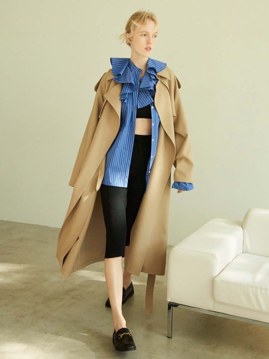 SALE／50%OFF】Mila Owen 【WEB限定00サイズ】共ベルト付肩章デザイン