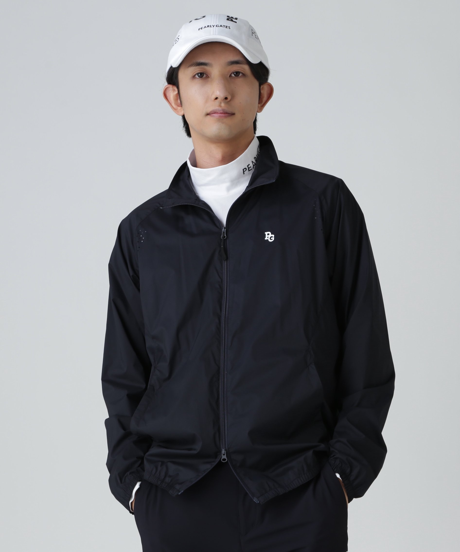 楽天市場】PEARLY GATES Peストレッチメッシュ フルジップジャケット