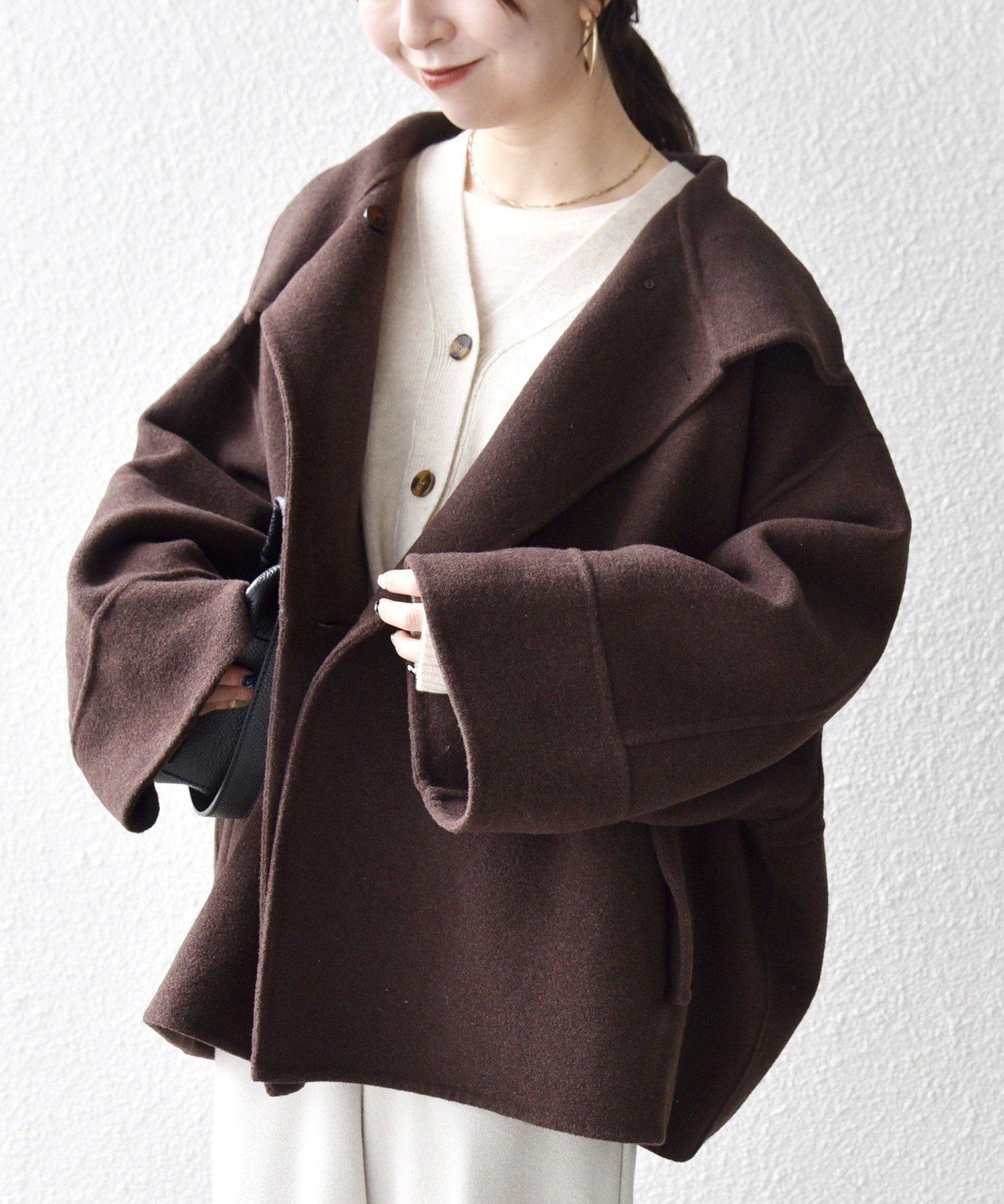 楽天市場】【WEB限定】SHIPS any: リバー スタンドカラー ポンチョ