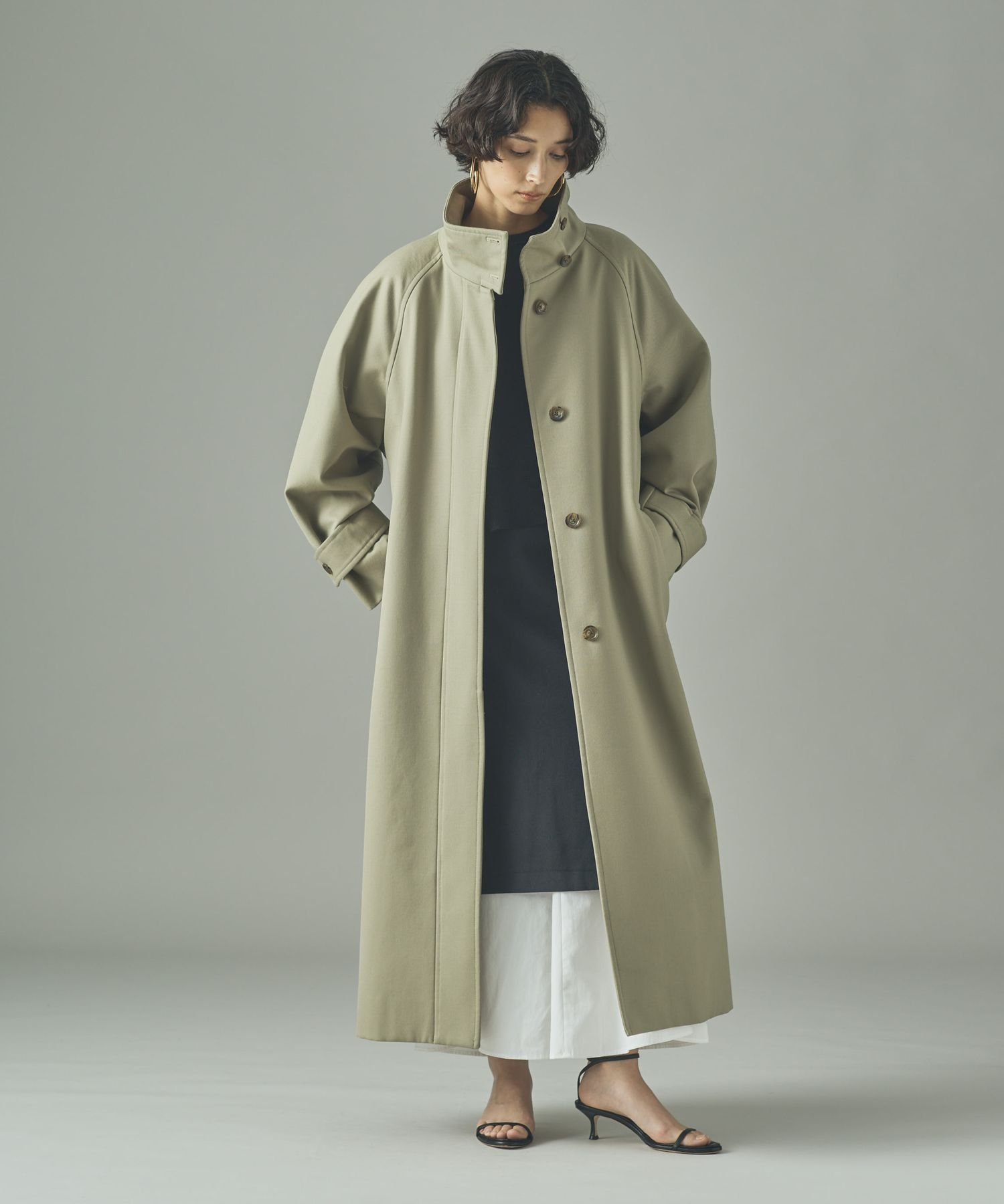 ウールパディングコート