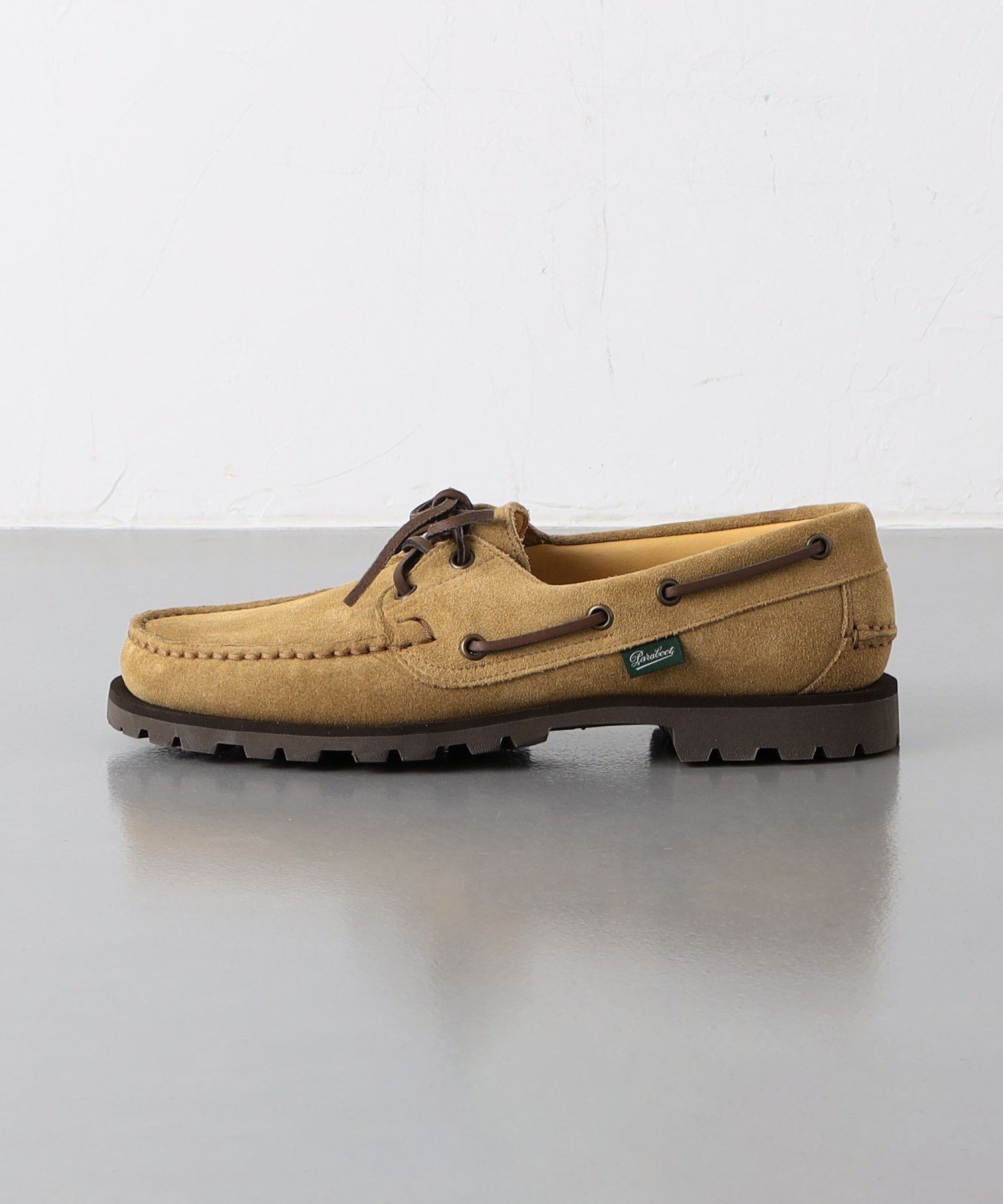 ParabootパラブーツMALOマロ デッキシューズ 7 1/2 Paraboot パラブーツ デッキシューズ メンズ 本革 レザー MALO