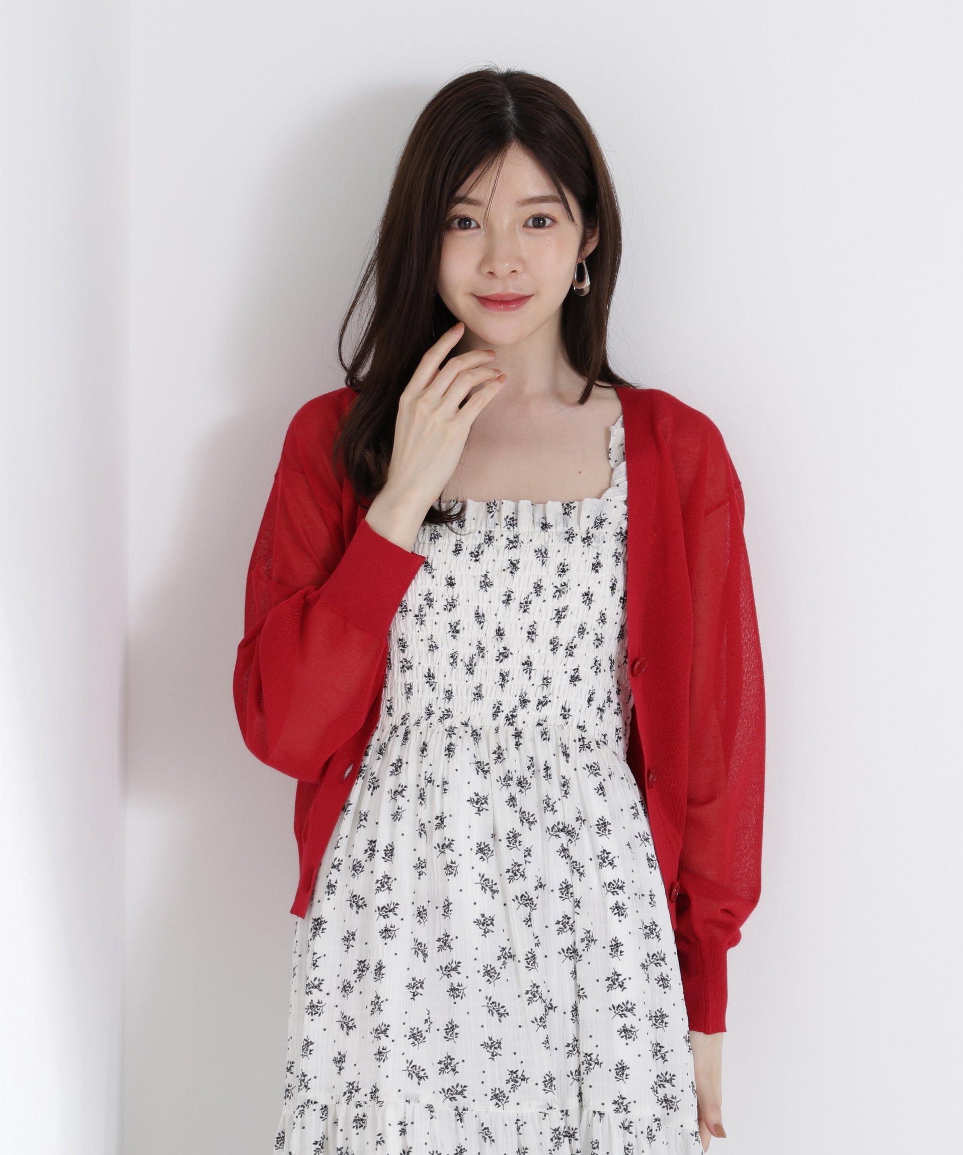 楽天市場】【SALE／50%OFF】ルーズVネックニットカーディガン