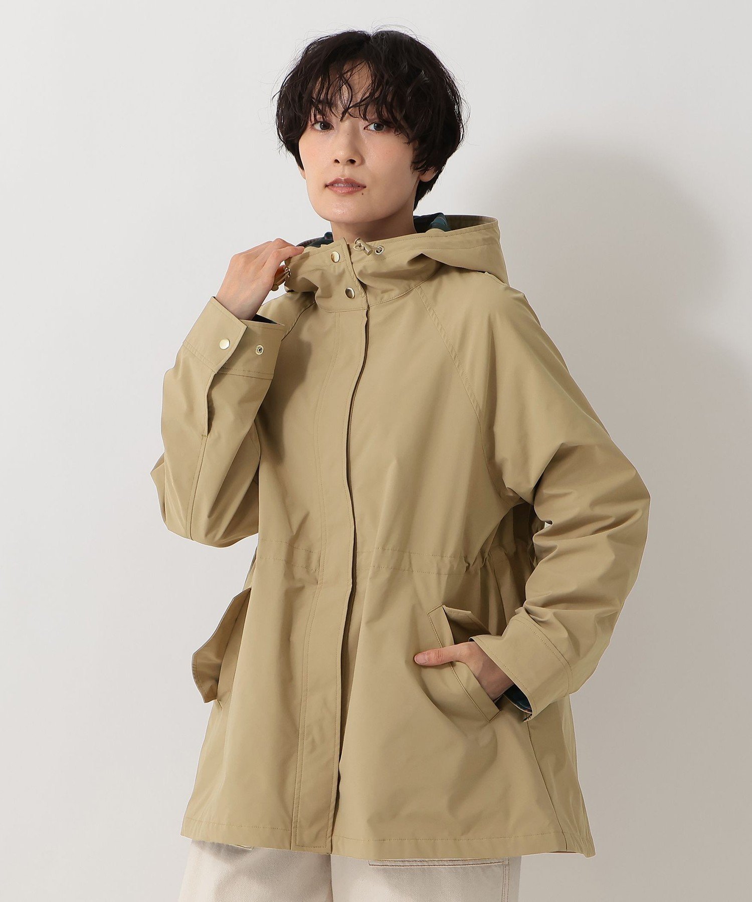 【新品】アフタヌーンティー　ツイルステンカラー　ジャケット　コート　ベージュ 楽天市場】【SALE／30%OFF】ツイルステンカラージャケット