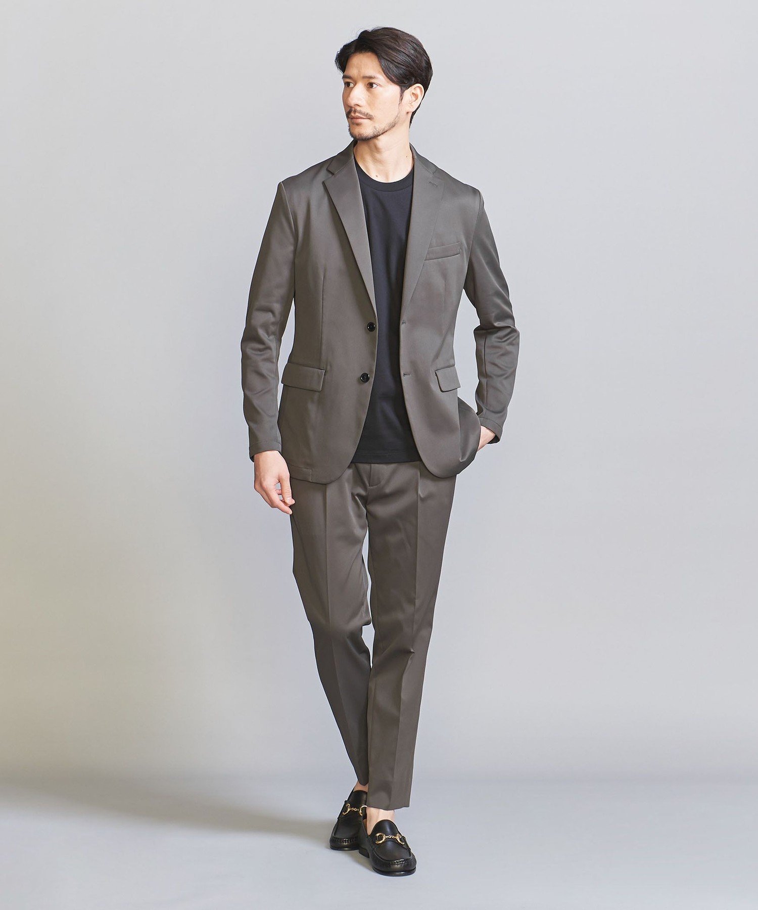 beauty＆youth アクティブ サテン セットアップ BEAUTY&YOUTH UNITED ARROWS（ビューティーアンドユースユナイテッド