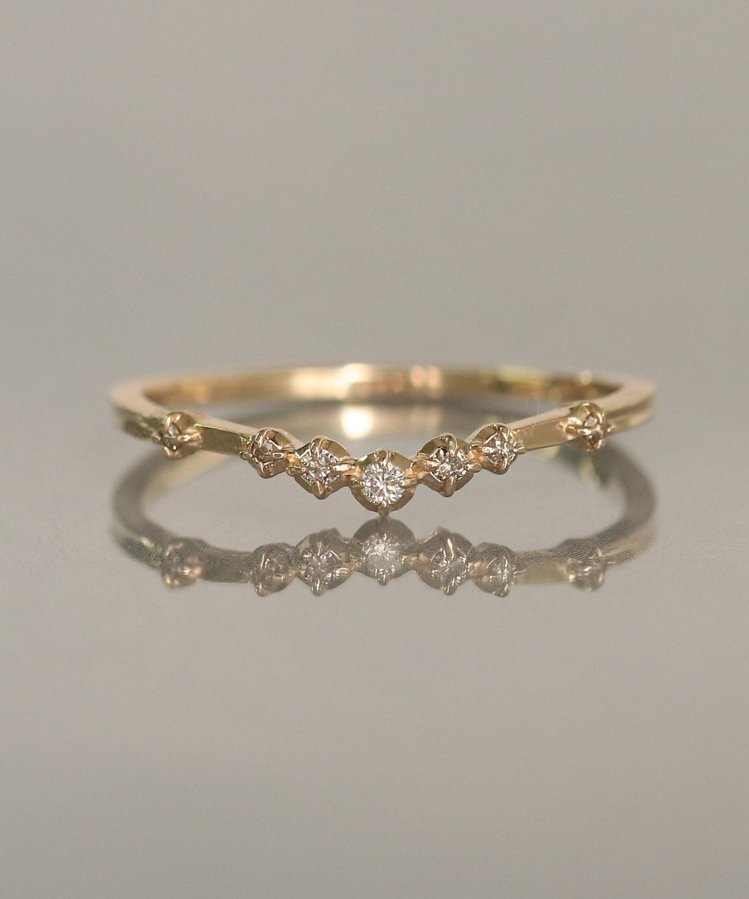 楽天市場】K10 3粒 ダイヤモンド 横並び リング／ノワール ド プーペ