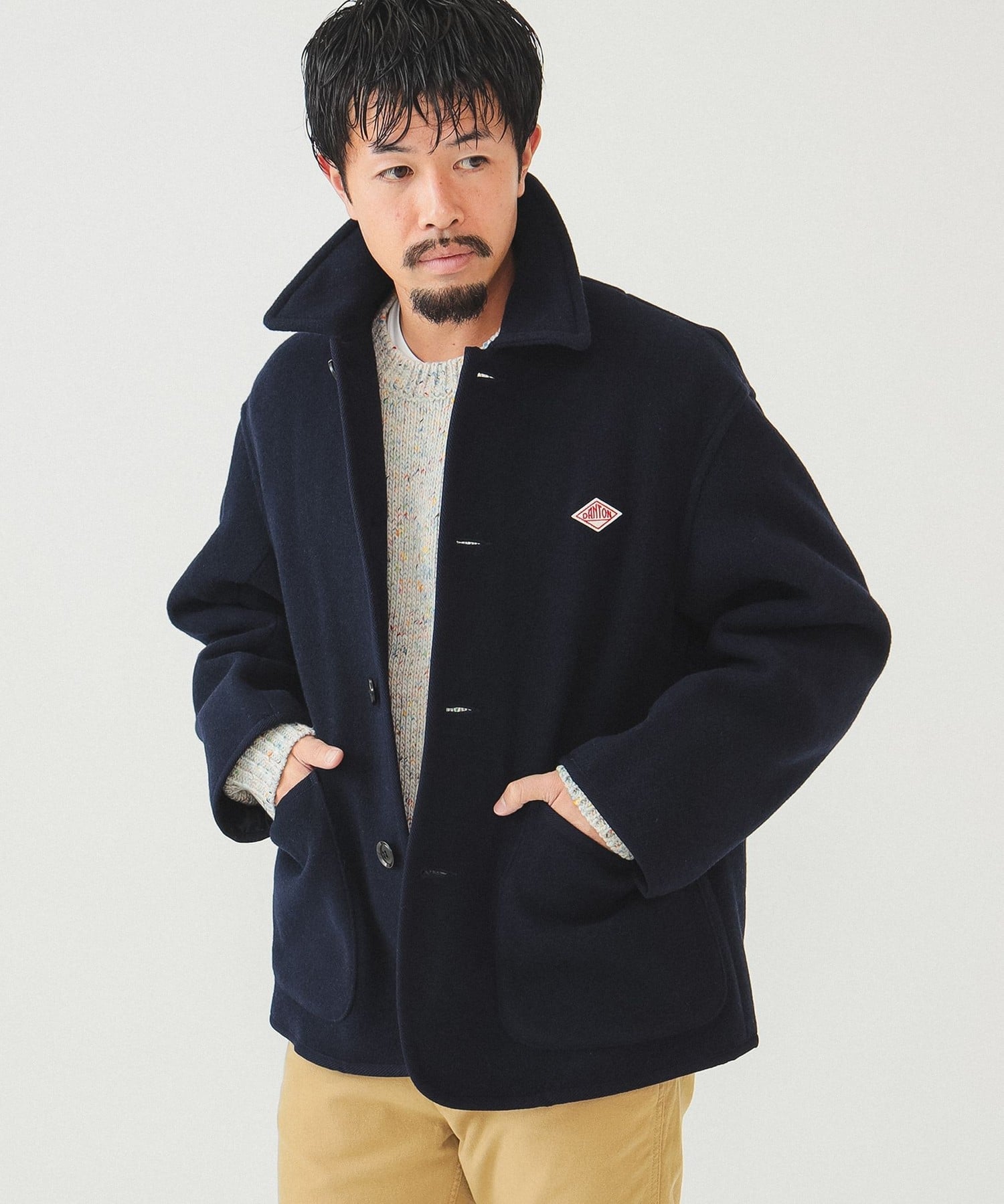 DANTON ダントン メンズ ウール カバーオールジャケット 楽天市場】DANTON ダントン メンズ ウール カバーオール