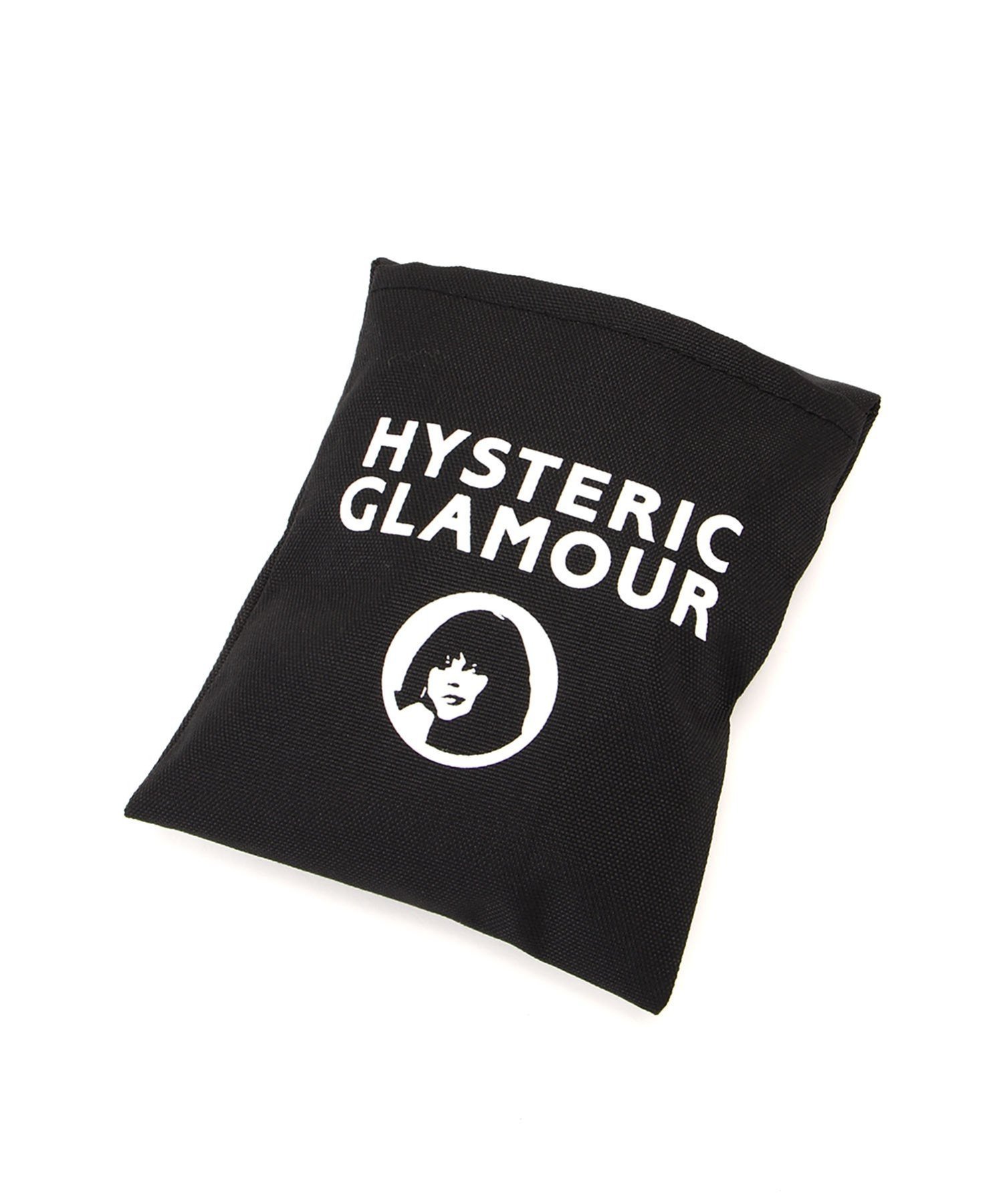 【新品タグ付き】HYSTERIC GLAMOUR パッカブルエコバッグ　ブラック HYSTERIC GLAMOUR（ヒステリックグラマー）の「パッカブルエコ