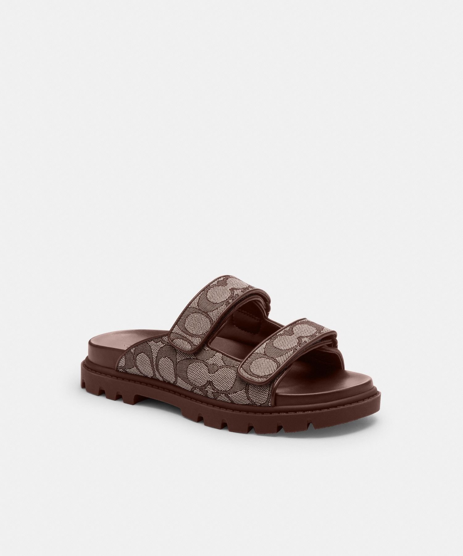楽天市場】【送料無料】COACH Talulah Sandal Khaki/saddle