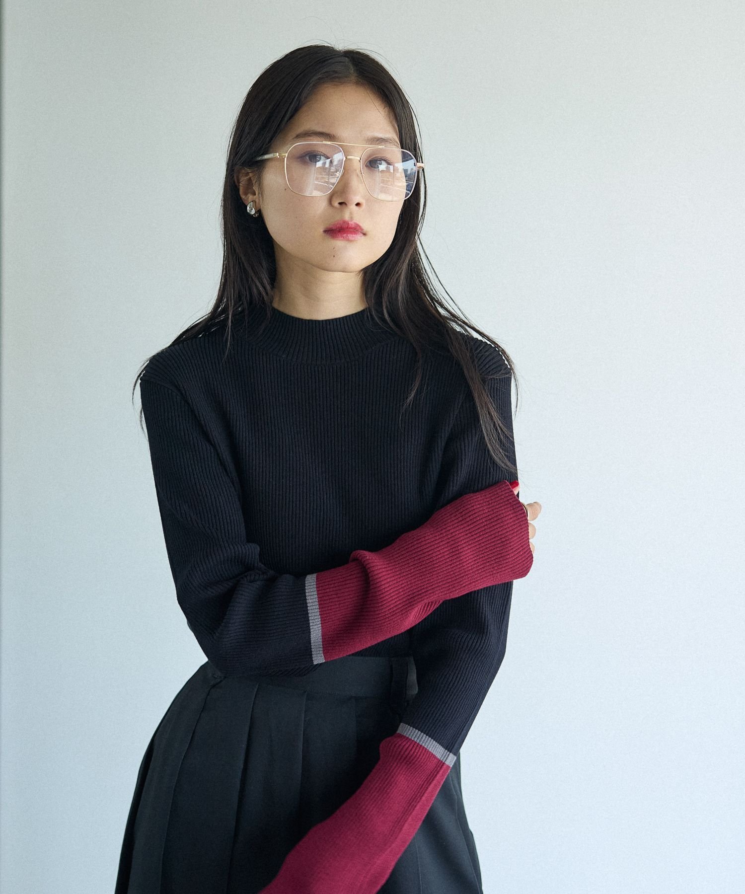 LEPSIM フォトプリント袖レイヤーT LEPSIM｜フォトプリント袖レイヤーT | Rakuten Fashion(楽天