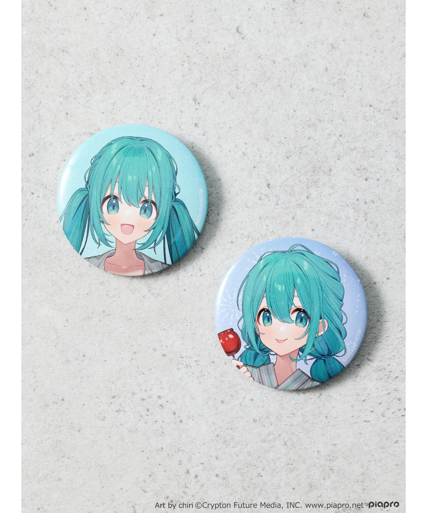 【新品】初音ミク　マルイ　マッド ハロウィン パーティー KAITO 缶バッジ 初音ミク KAITO 缶バッジ 渋谷マルイ happy x´mas party