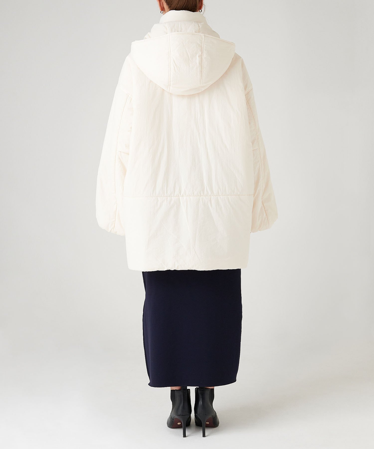 新品　ノークNORC 　モンスターパーカー中綿コート　ブラック セール】モンスターパーカー中綿コート（ダウンジャケット/コート