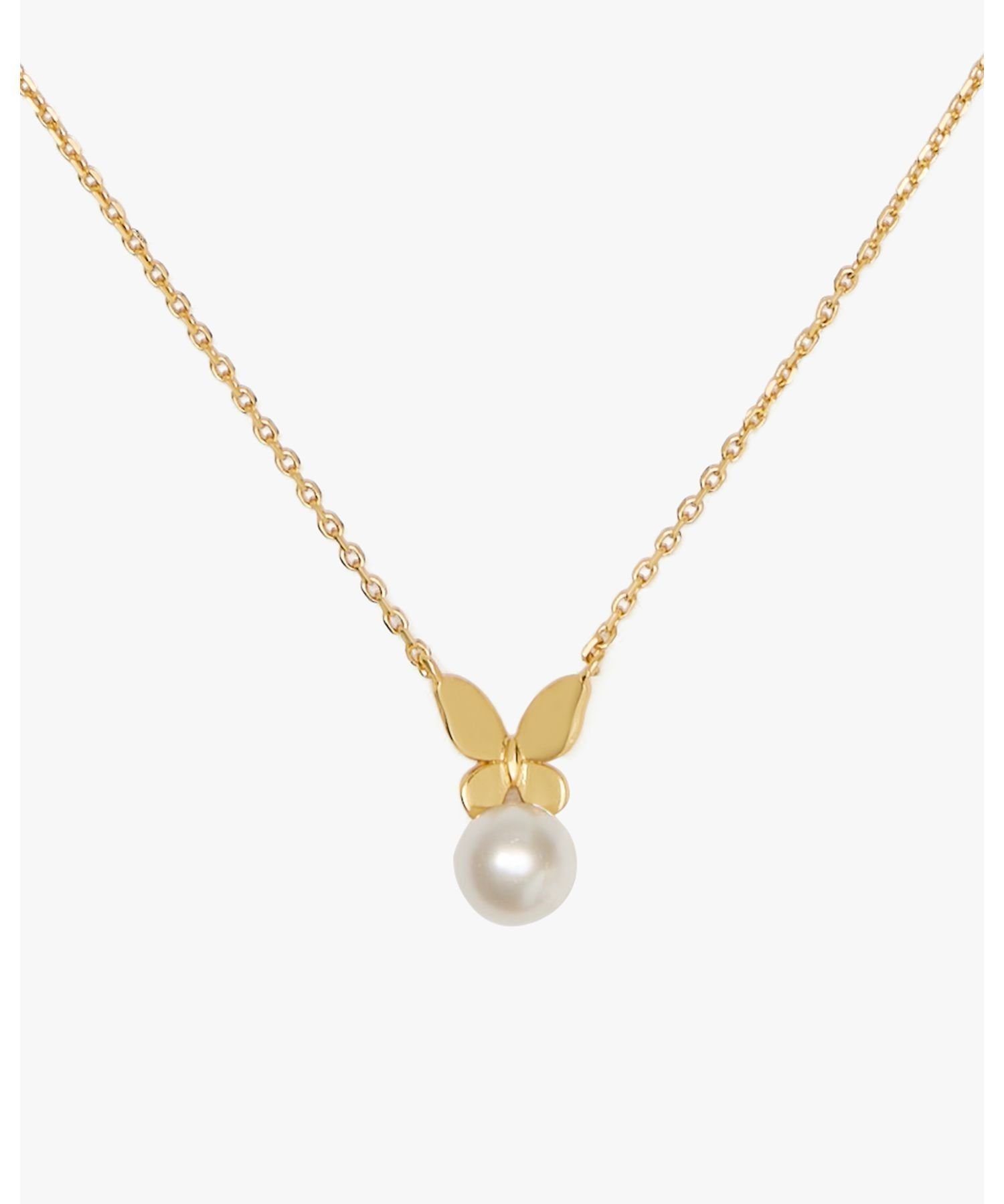 KATE SPADE ラッキーチャーム パヴェ バタフライ ペンダント ラッキー チャーム パヴェ バタフライ ペンダント（ネックレス