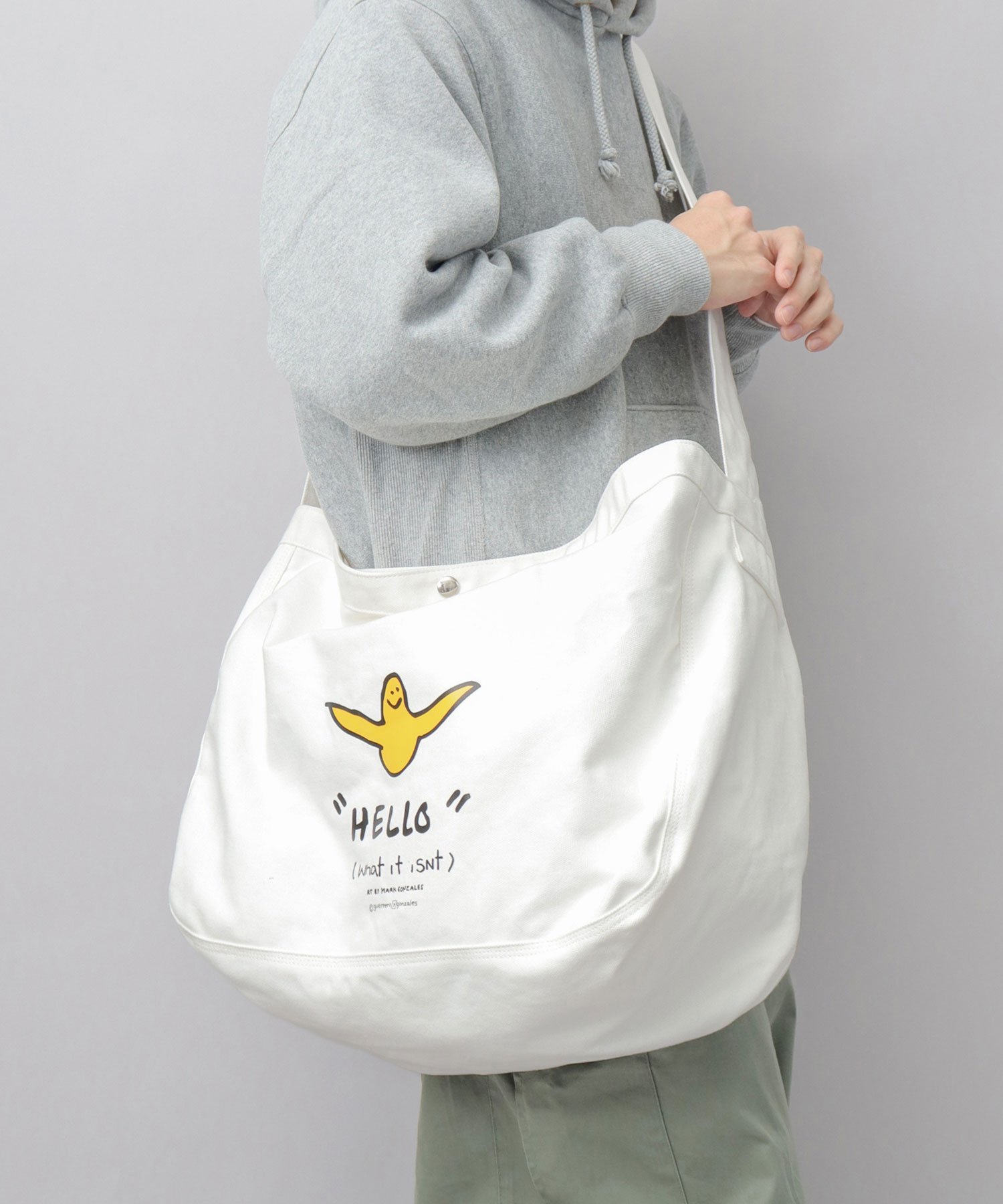 さらに100円引き◆Mark Gonzales◆MG DENIM TOTE BAG ☆MARK GONZALES☆MG DENIM TOTE BAG (MARK GONZALES_WHAT IT