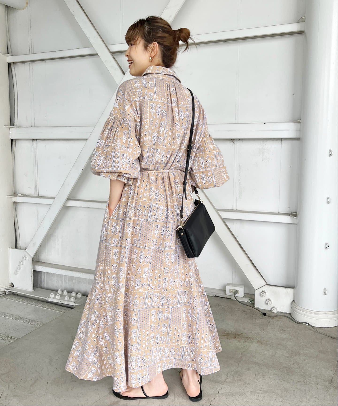 Spick & Span 【ne Quittez pas / ヌキテパ】CRIMP COTTON PATCH WORK
