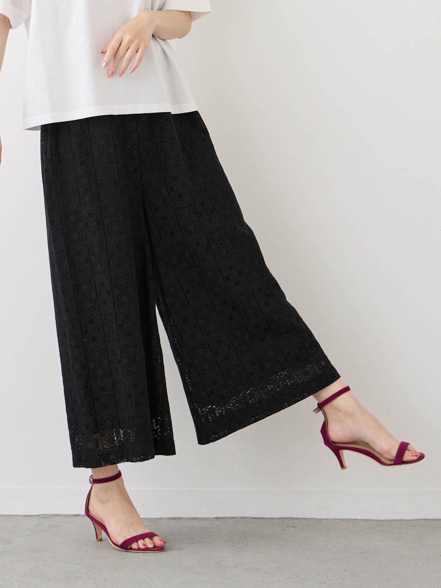 楽天市場】【SALE／50%OFF】クロッシェレースパンツ NICOLE
