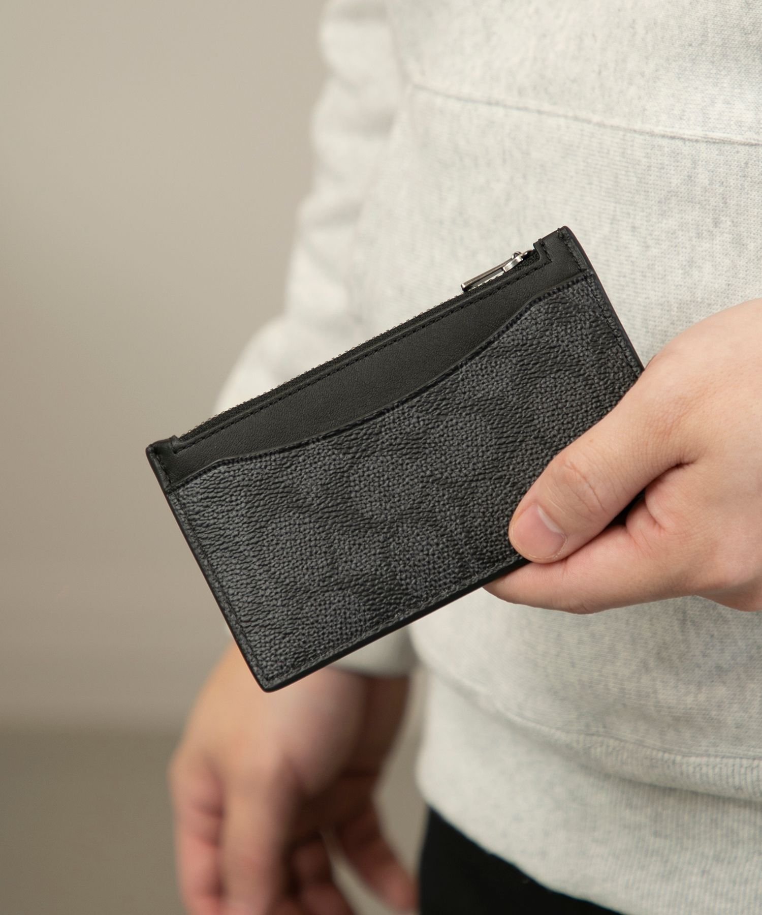 【美品】COACH コーチ バイフォルド カードケース 名刺入れ カーフレザー バイフォールド カード ケース （カードケース・名刺入れ・定期