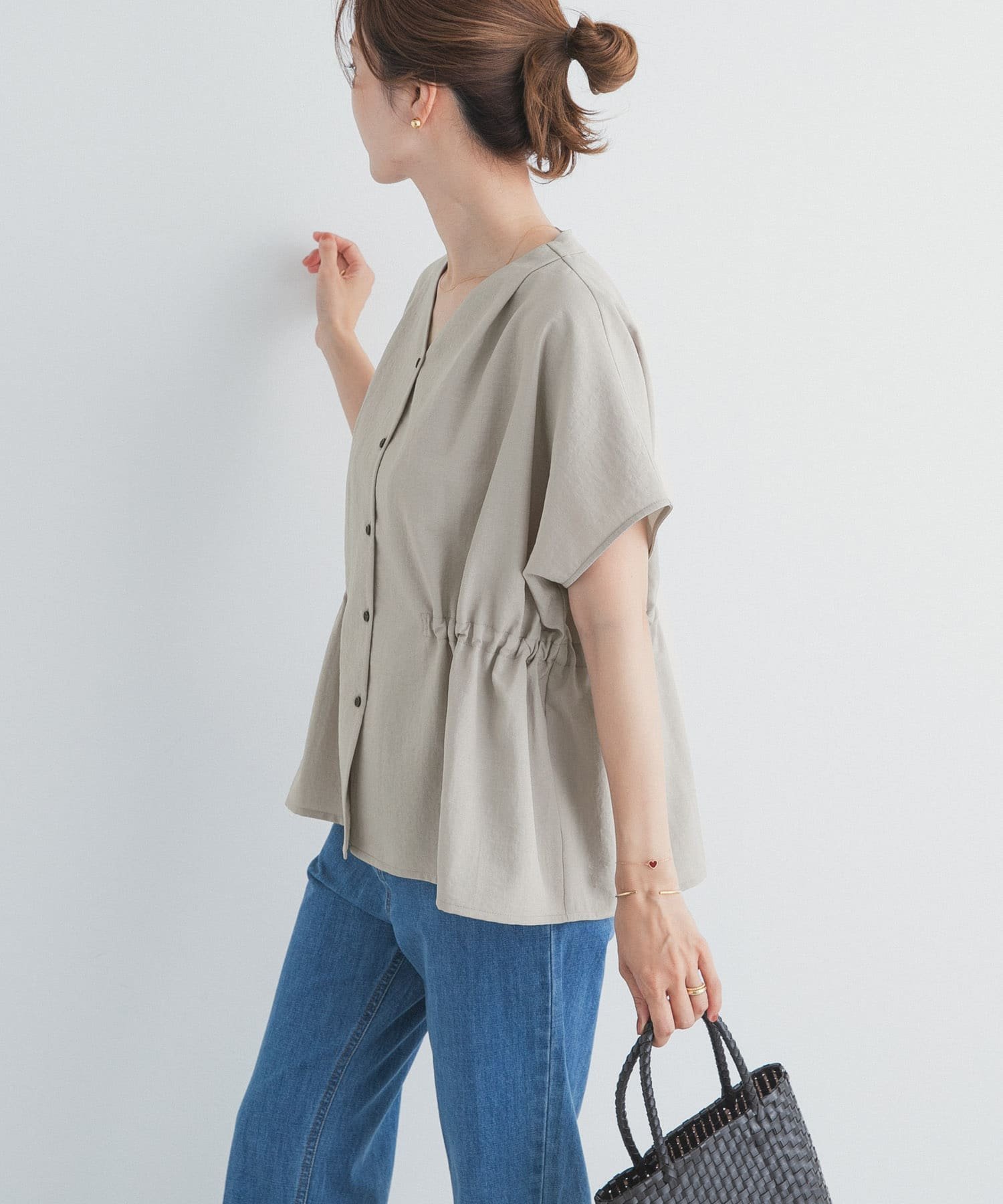 SALE／70%OFF】styling/ ラッフルニットベアトップ スタイリング