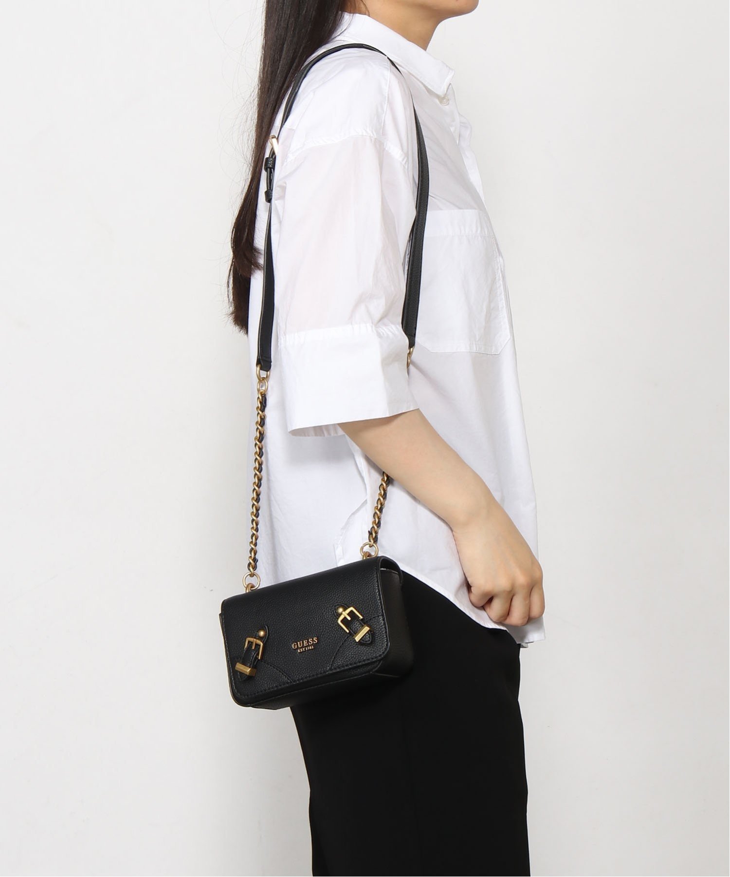 SALE／50%OFF】GUESS (W)DIDI Mini Crossbody Flap ゲス バッグ 