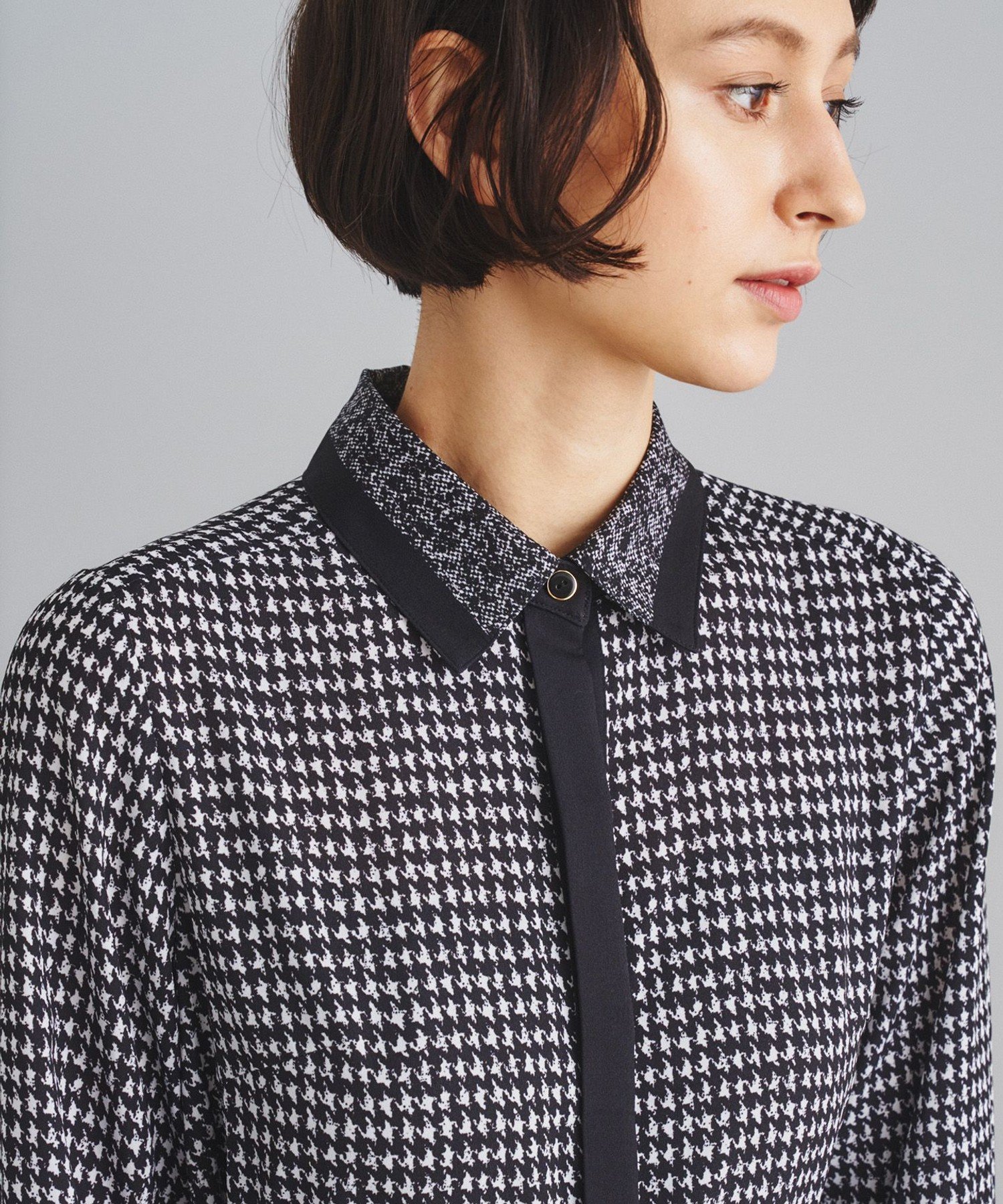 SALE／60%OFF】GRACE CONTINENTAL ハウンドトゥースプリントワンピース