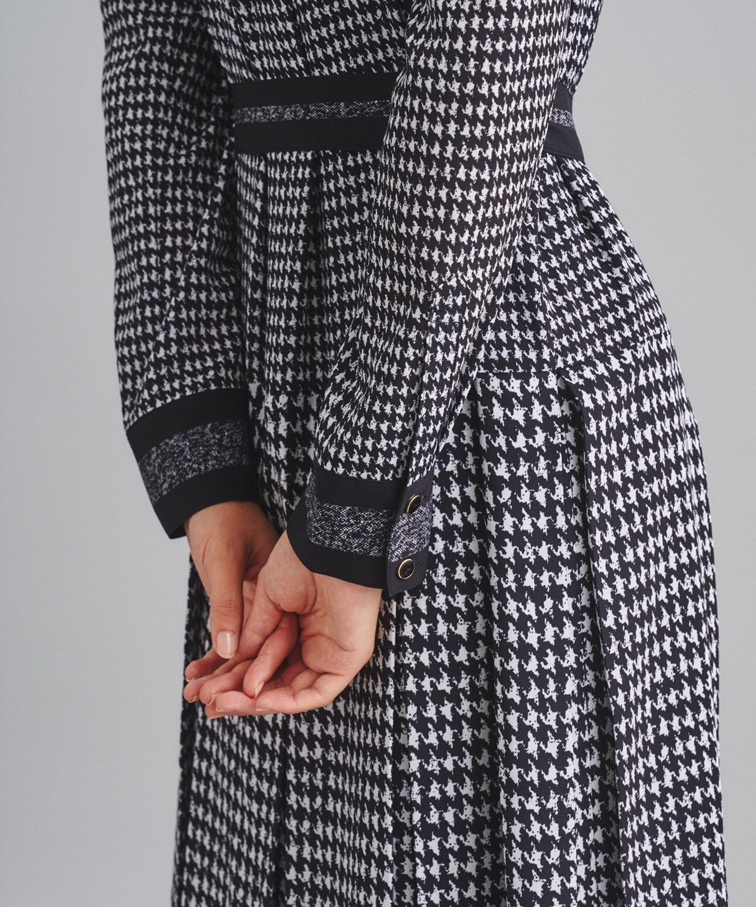 SALE／60%OFF】GRACE CONTINENTAL ハウンドトゥースプリントワンピース