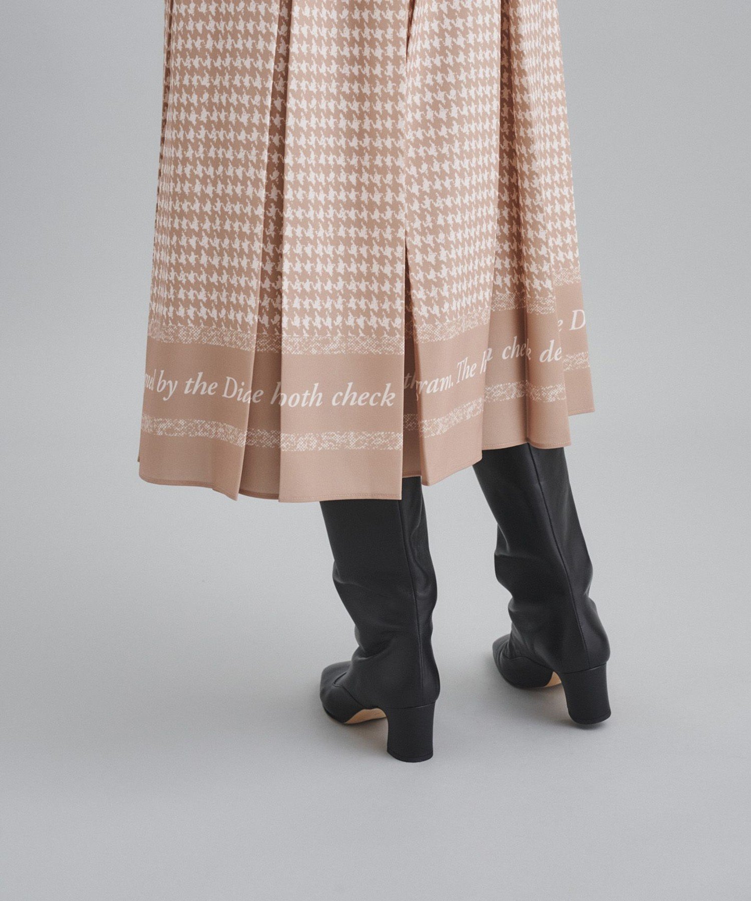 SALE／60%OFF】GRACE CONTINENTAL ハウンドトゥースプリントワンピース