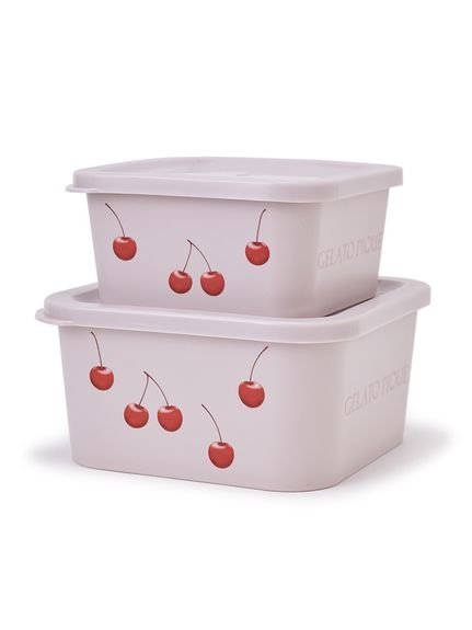 ☆ぴょん☆　gelato pique ジェラートピケ　お弁当箱　カトラリー セール】3柄タッパー（お弁当箱）｜gelato pique（ジェラート