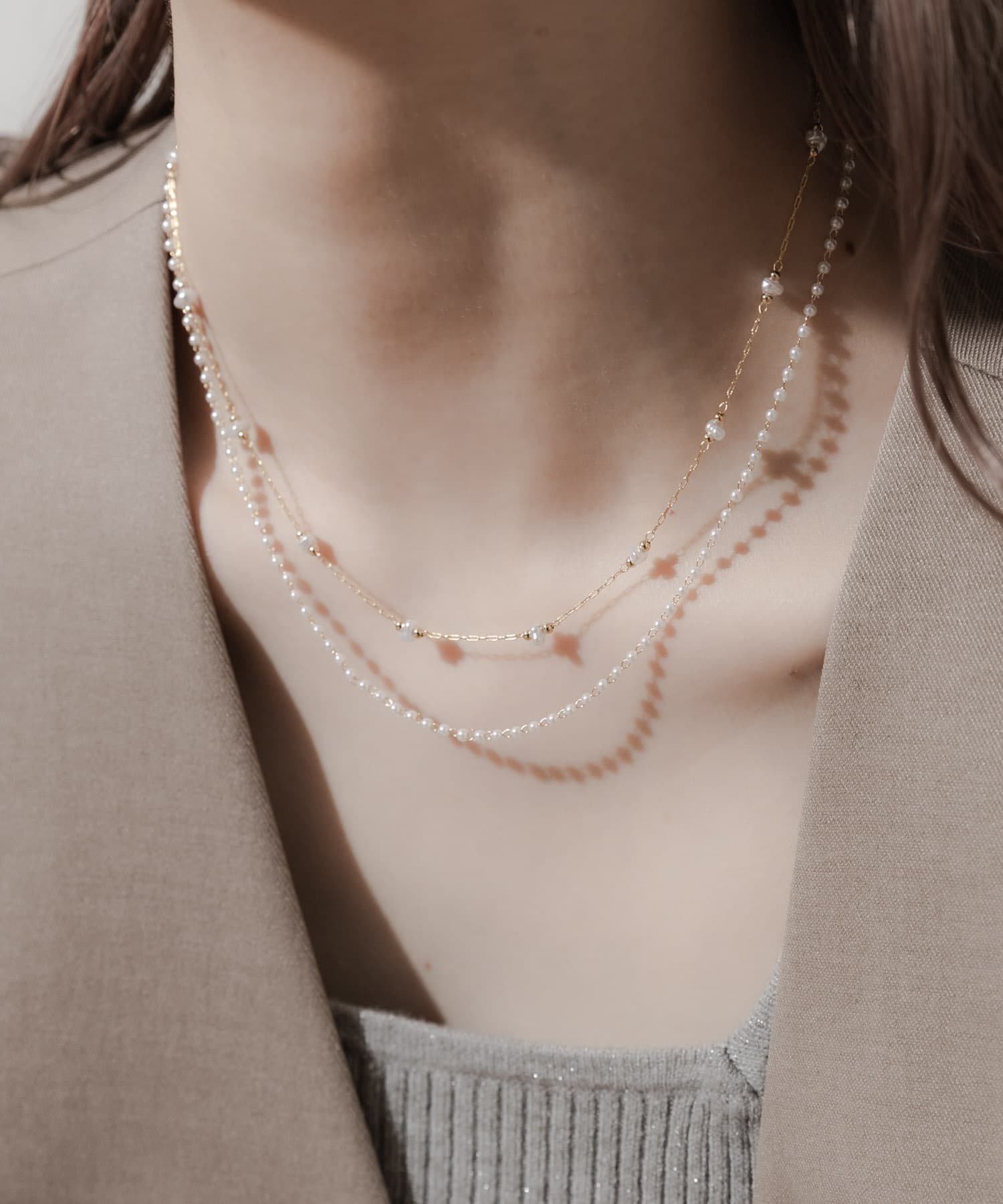 パール 指輪 ベビーパール リング アコヤ 【10K Toroise