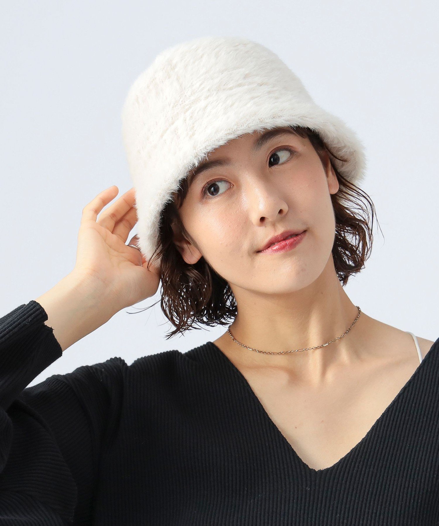 楽天市場】【SALE／40%OFF】フェイクファー バケットハット UNITED