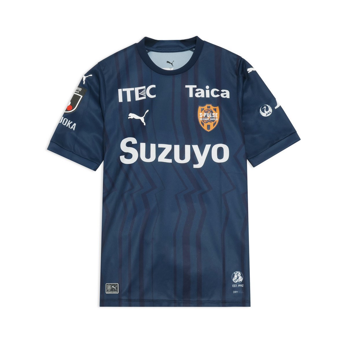 PUMA - 【限定】清水エスパルス30周年記念ユニフォーム・ベースボールシャツ 清水エスパルス 30周年 限定 ユニフォーム 12 Sサイズ PUMA