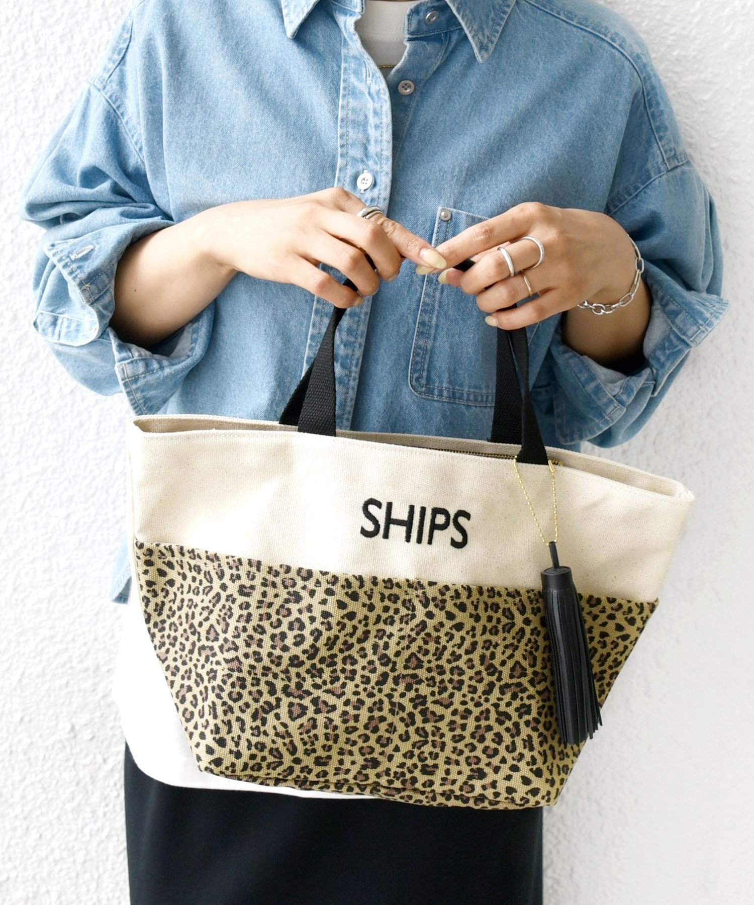 楽天市場】タッセル ポケット トートバッグ ／シップス（SHIPS