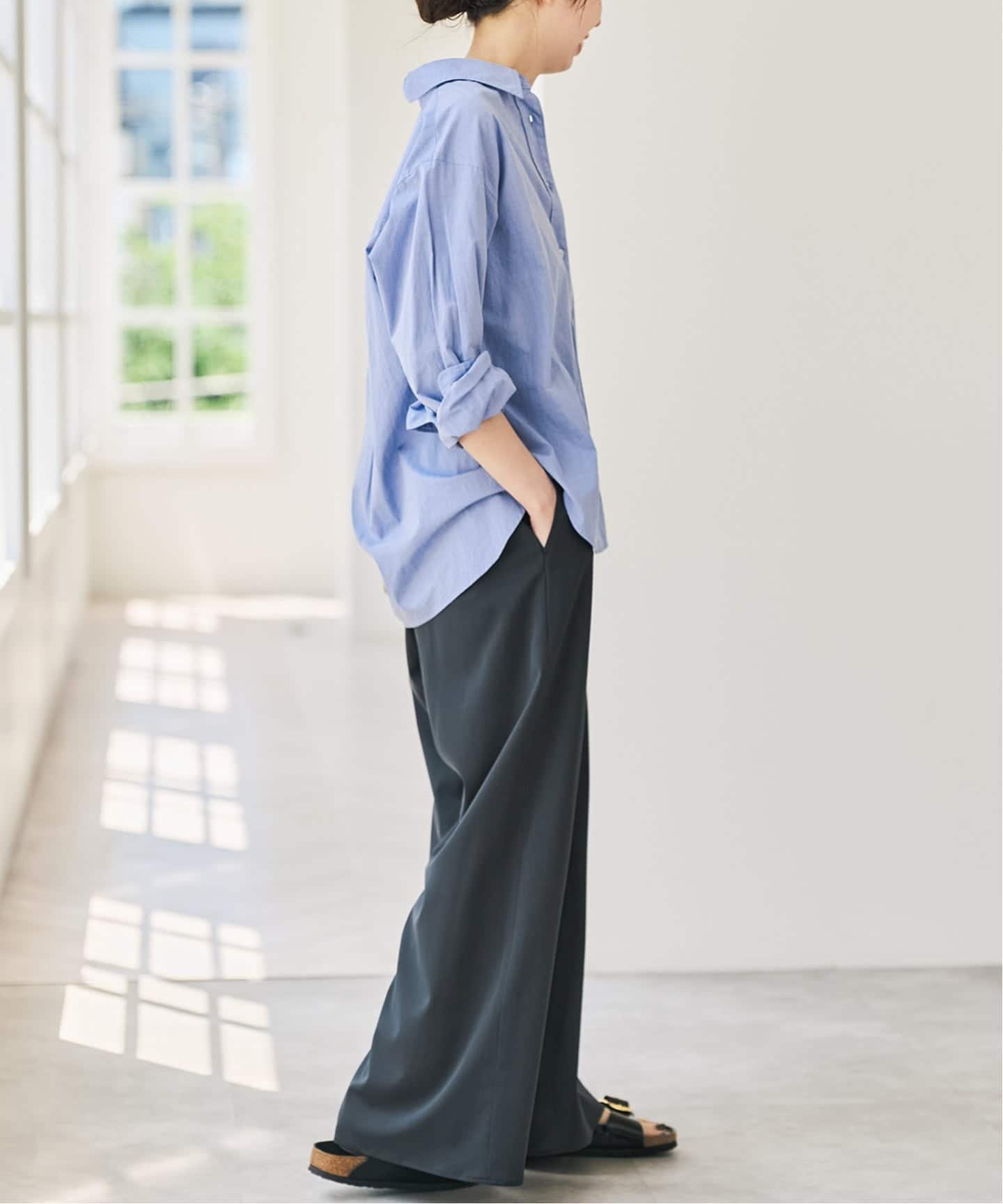 Spick & Span 《追加3》50コットンコンパクトシャツ スピックアンド 