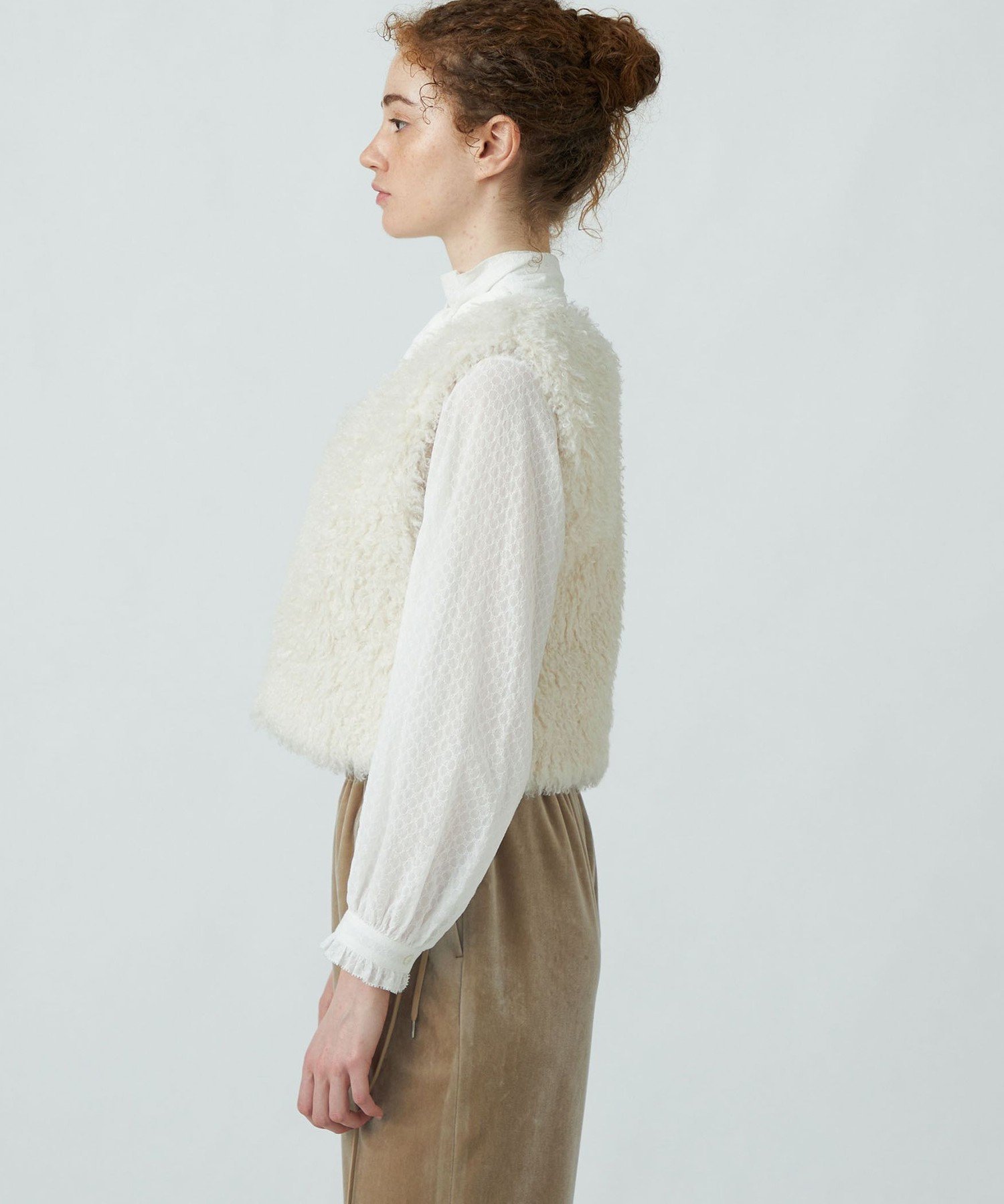 SALE／30%OFF】Ballsey プードルファー Vネックベスト