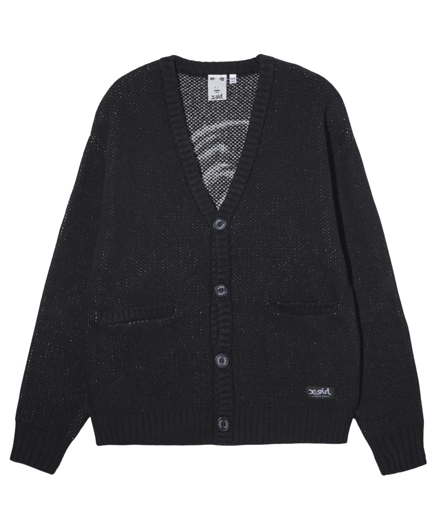 楽天市場】【SALE／30%OFF】ZEBRA KNIT CARDIGAN X-girl