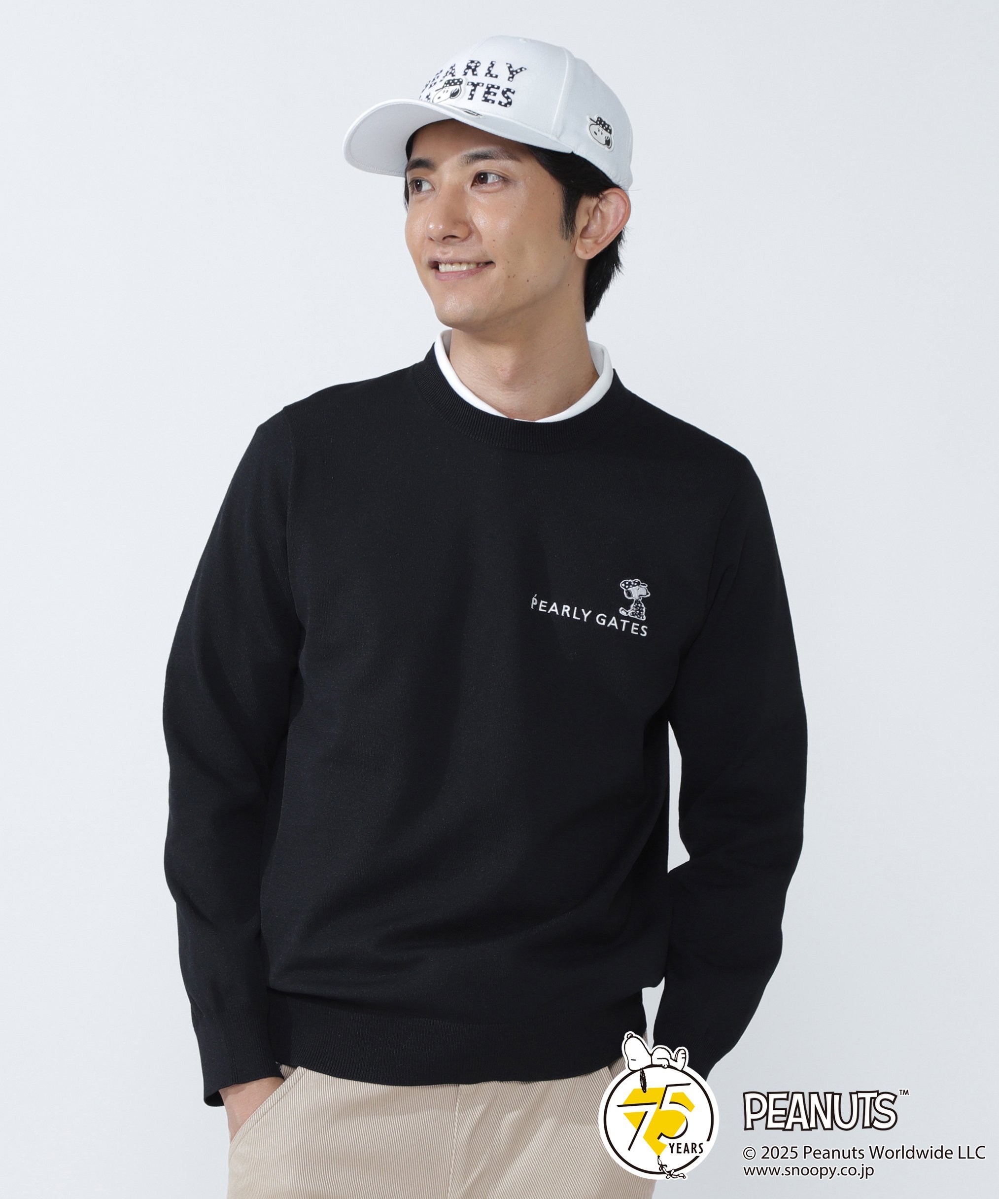 楽天市場】PEARLY GATES インターシャクルーネックニット ＜トラッド