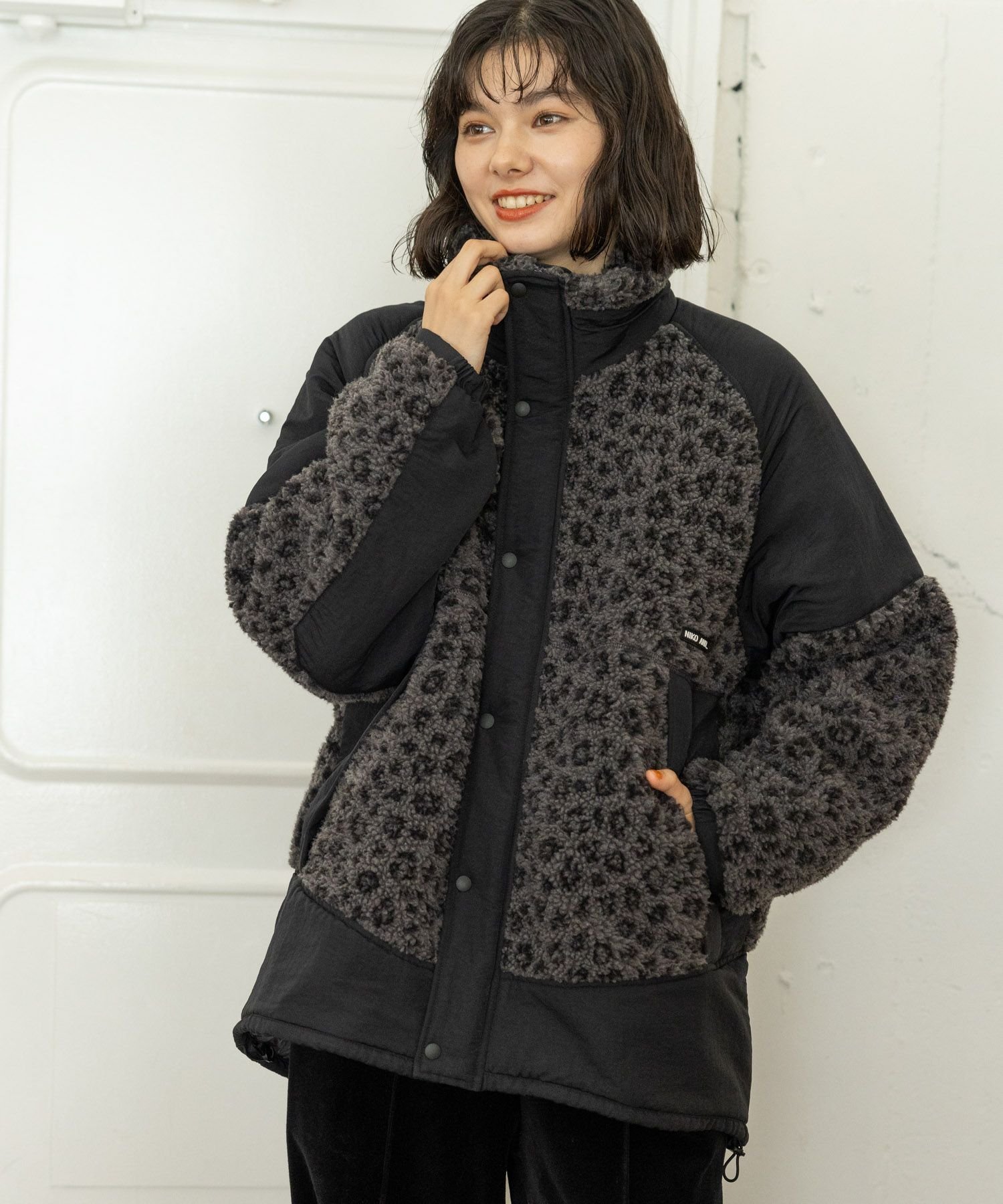 SALE／20%OFF】niko and ... スポーティースタンドボアジャケット 