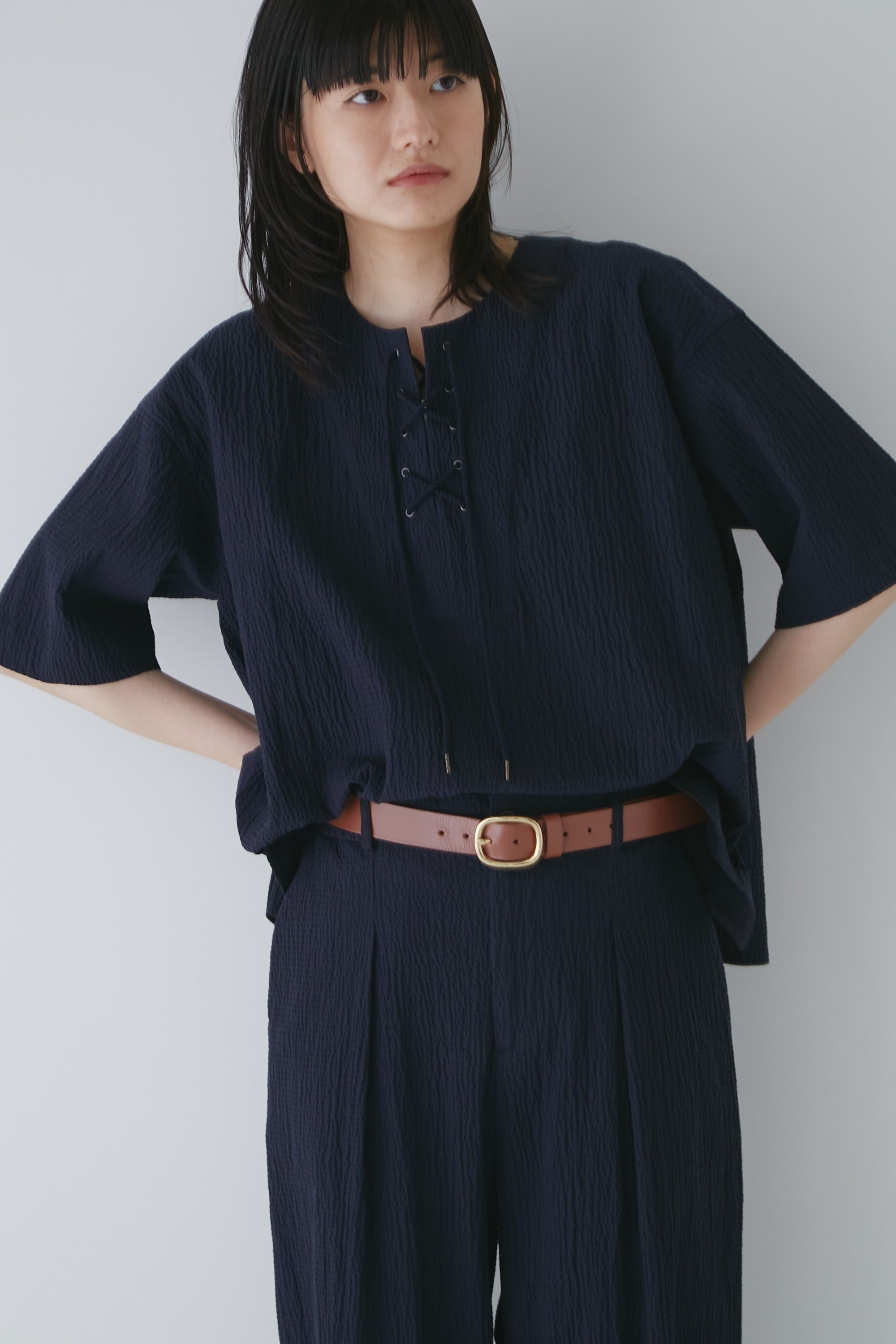 HUMAN WOMAN - human woman 定価3.1万 ライトフラノウォッシャブルジレ M human woman 定価3.1万 ライトフラノウォッシャブルジレ M