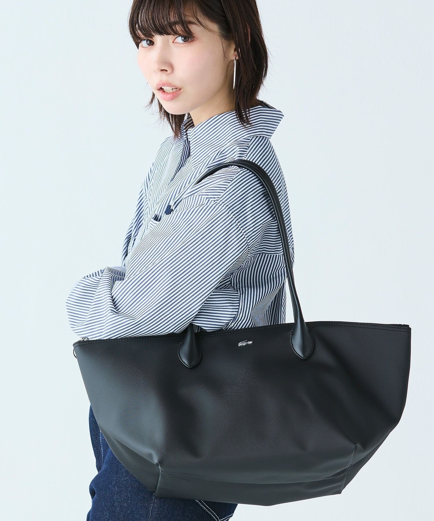 すぐ届く [LACOSTE] アンナシーズナル クリアトートバッグ アンナシーズナル クリアトートバッグ NF4930AS - ラコステ