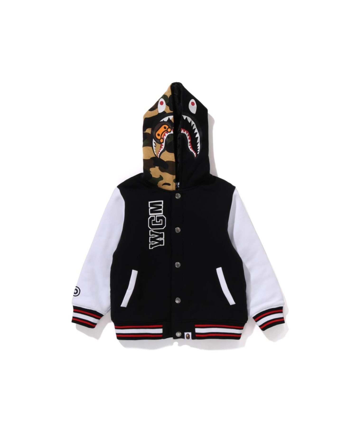 ape スタッフ用　スタジャンXS ファー 美品 ape スタッフ用スタジャンXS ファー 美品