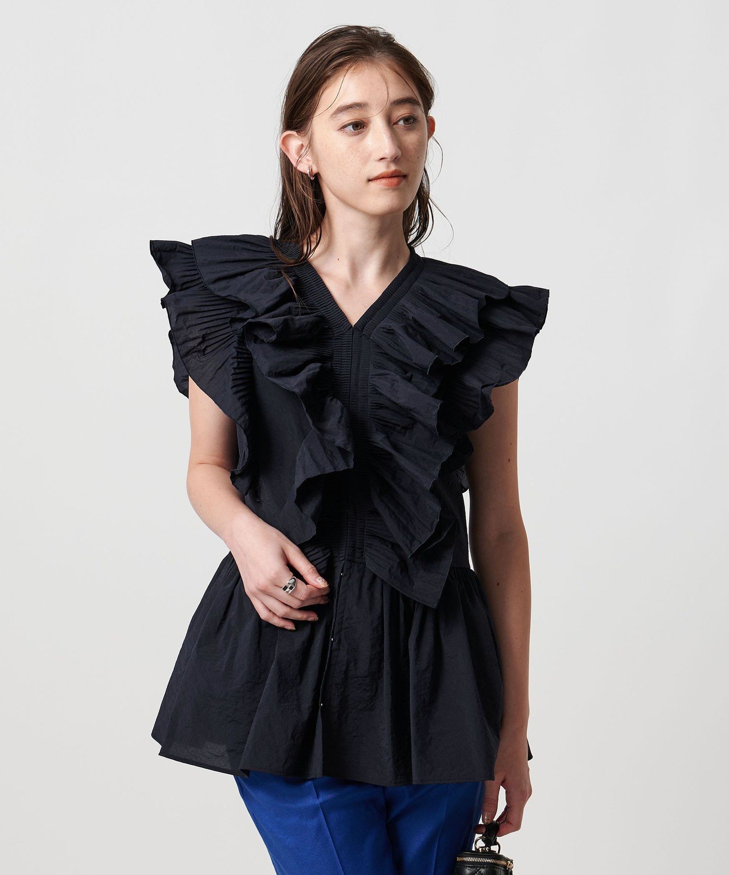 フリークスストア　マリークワント 袖刺繍 オーガンジー スウェット SALE／11%OFF】MARY QUANT 袖刺繍 オーガンジー スウェット 限定