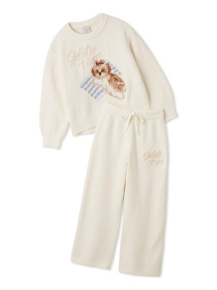 【JUNIOR】シーズーワンポイントジャガードプルオーバー&ロングパンツセット 楽天市場】ジェラートピケ gelato pique シーズージャガードプル