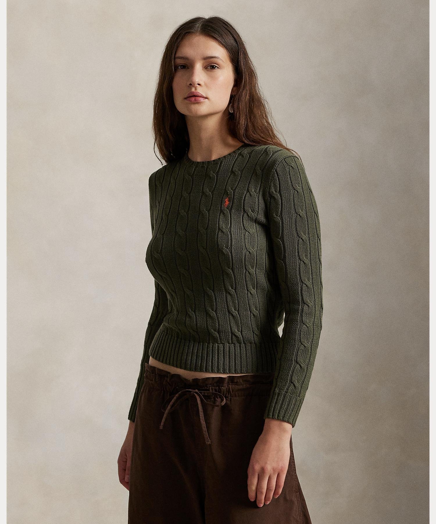 楽天市場】POLO RALPH LAUREN ケーブルニット コットン フルジップ