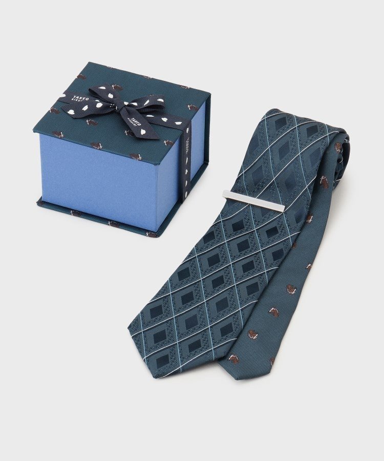 楽天市場】再入荷【ネクタイ】 タケオキクチ セット ネクタイピン付