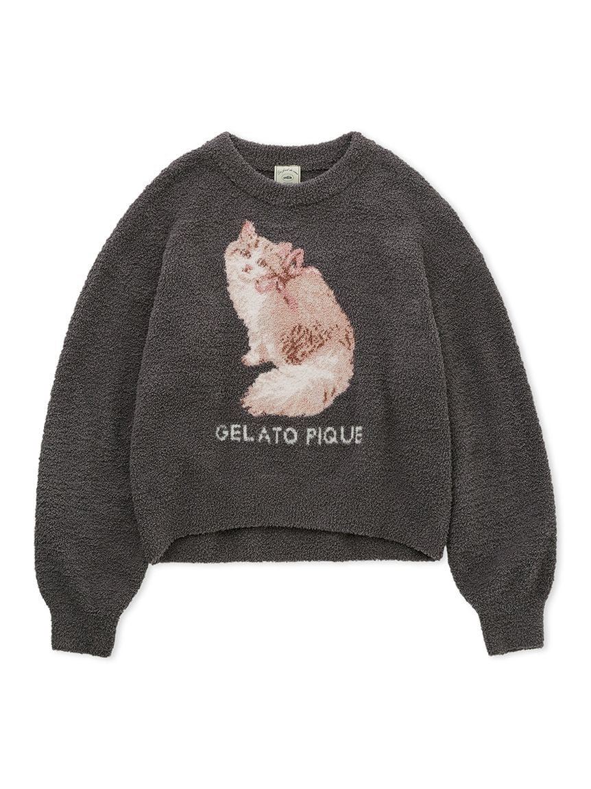 SALE／30%OFF】gelato pique ベビモコCATジャガードプルオーバー